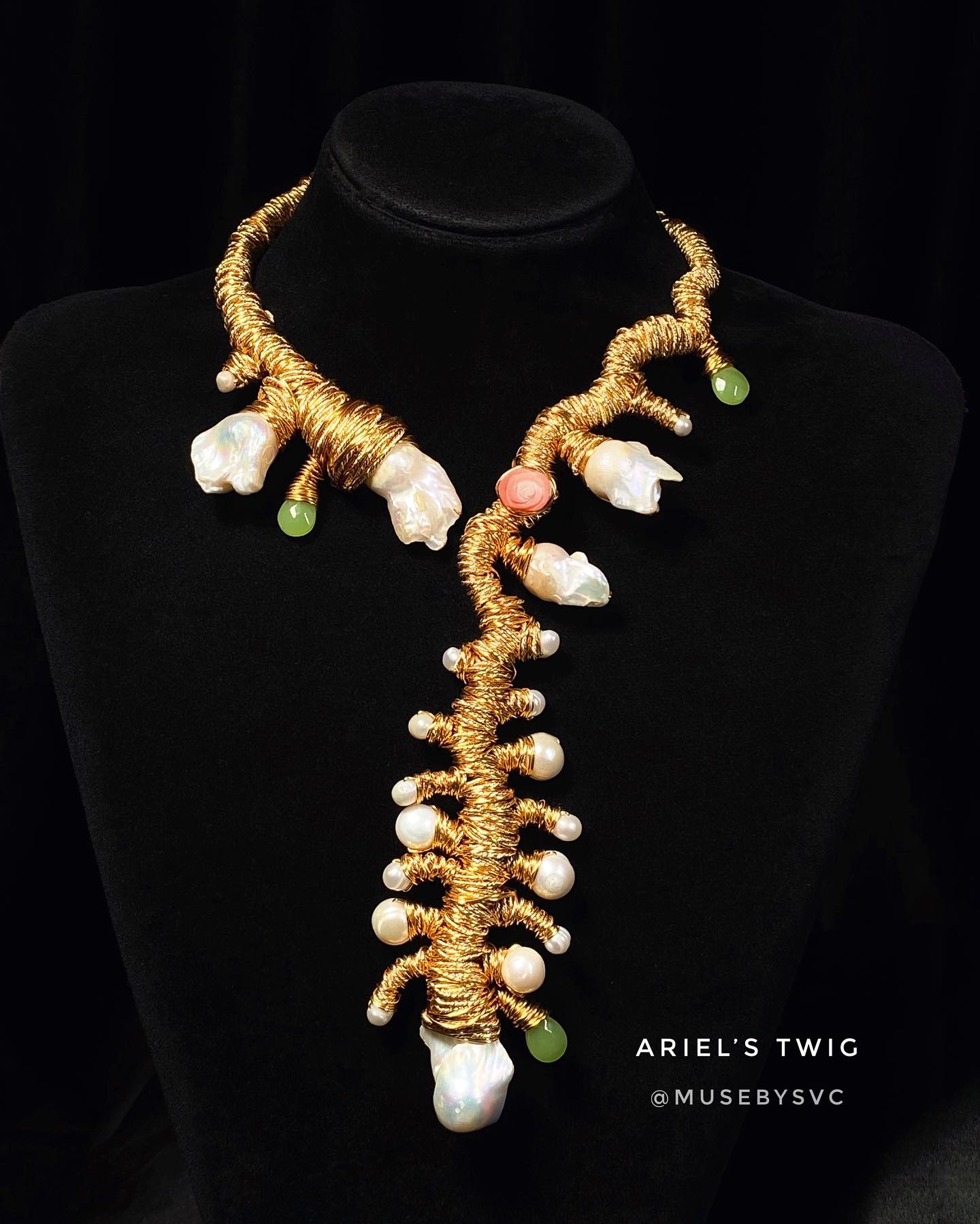 Gems by svc Facebook ad: Ariel’s twig is an ultra-lavish creeping woven necklace…