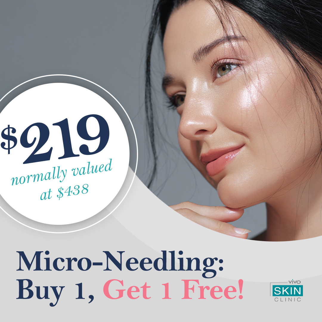 Vivo Skin Clinics - New Zealand Facebook ad: SAVE $219 ON MICRO-NEEDLING!