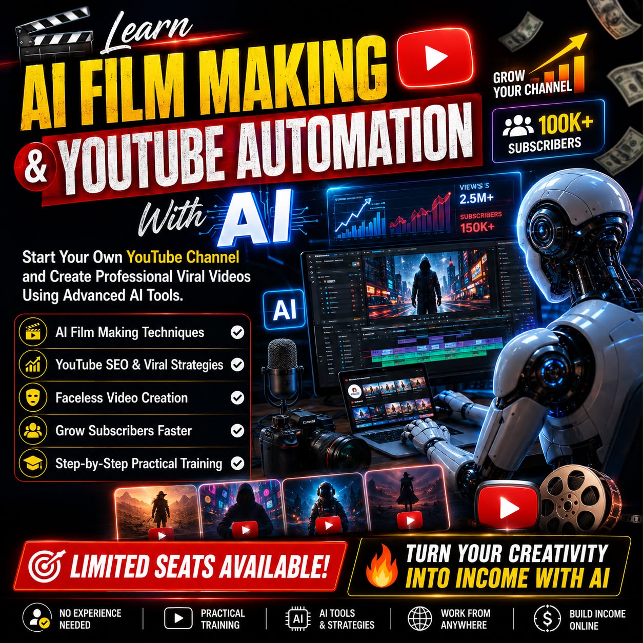 Nallas Campus Facebook ad: Register Now & Start Your AI Creator Journey Today!