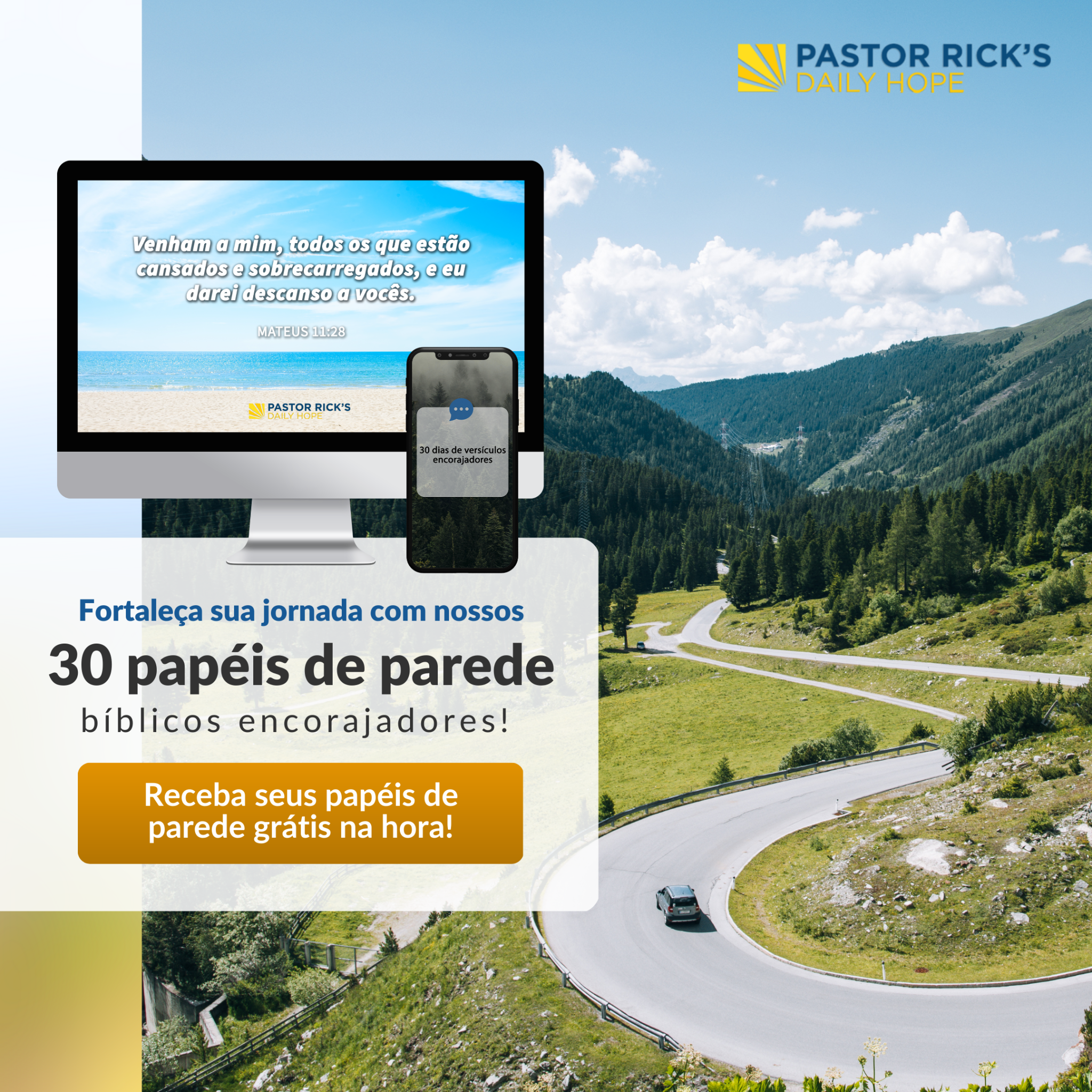 Pastor Rick's Daily Hope Facebook ad