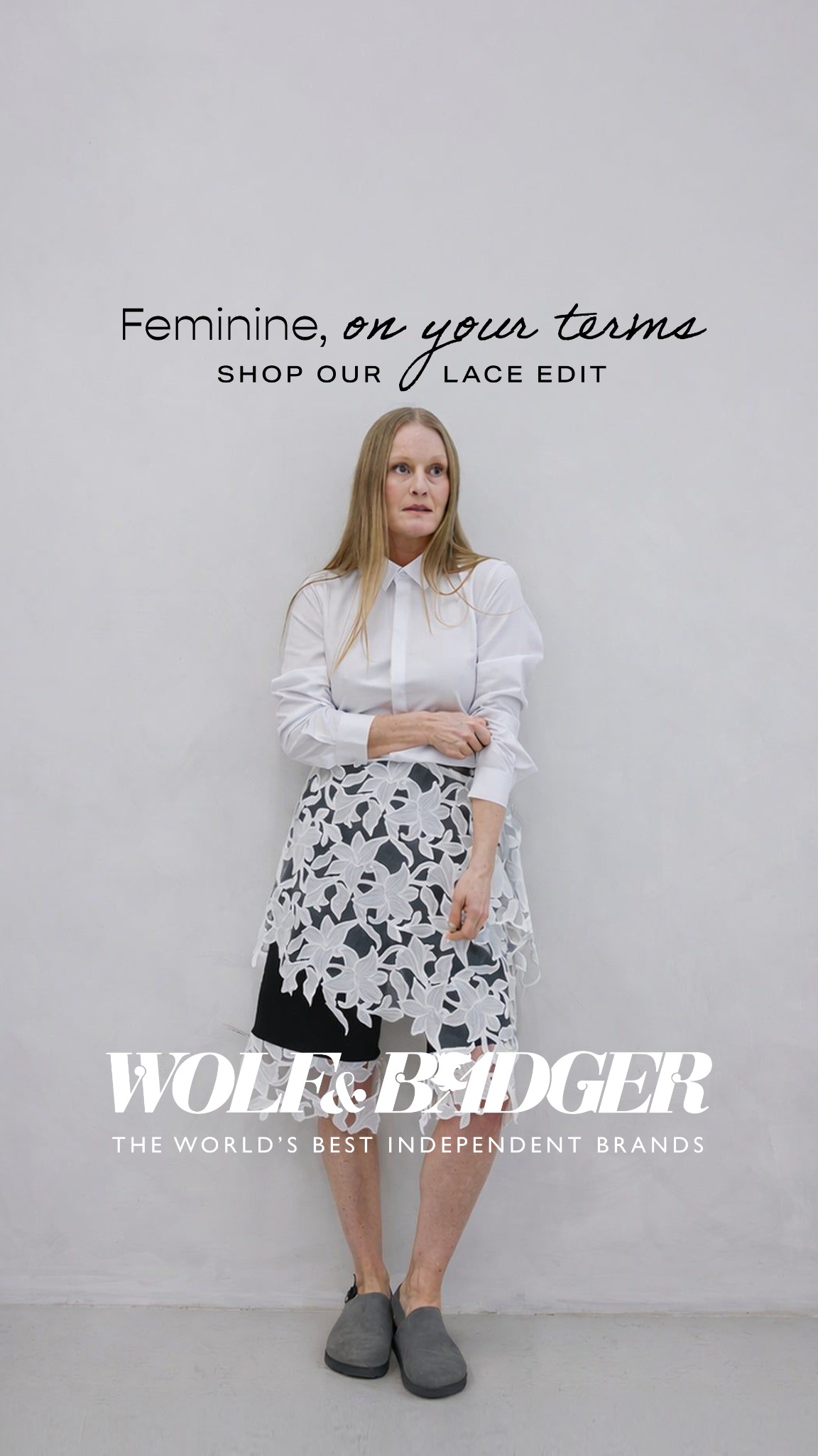 Wolf & Badger Facebook ad