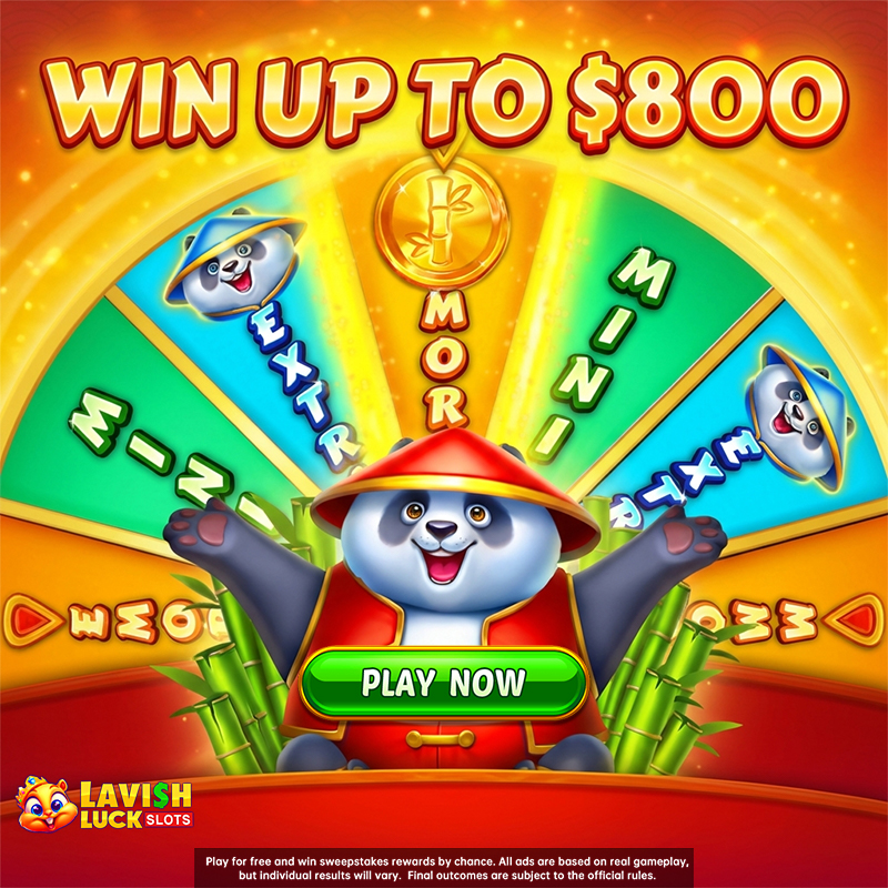 Lavish Luck Casino Facebook ad: Chase the jackpot today!