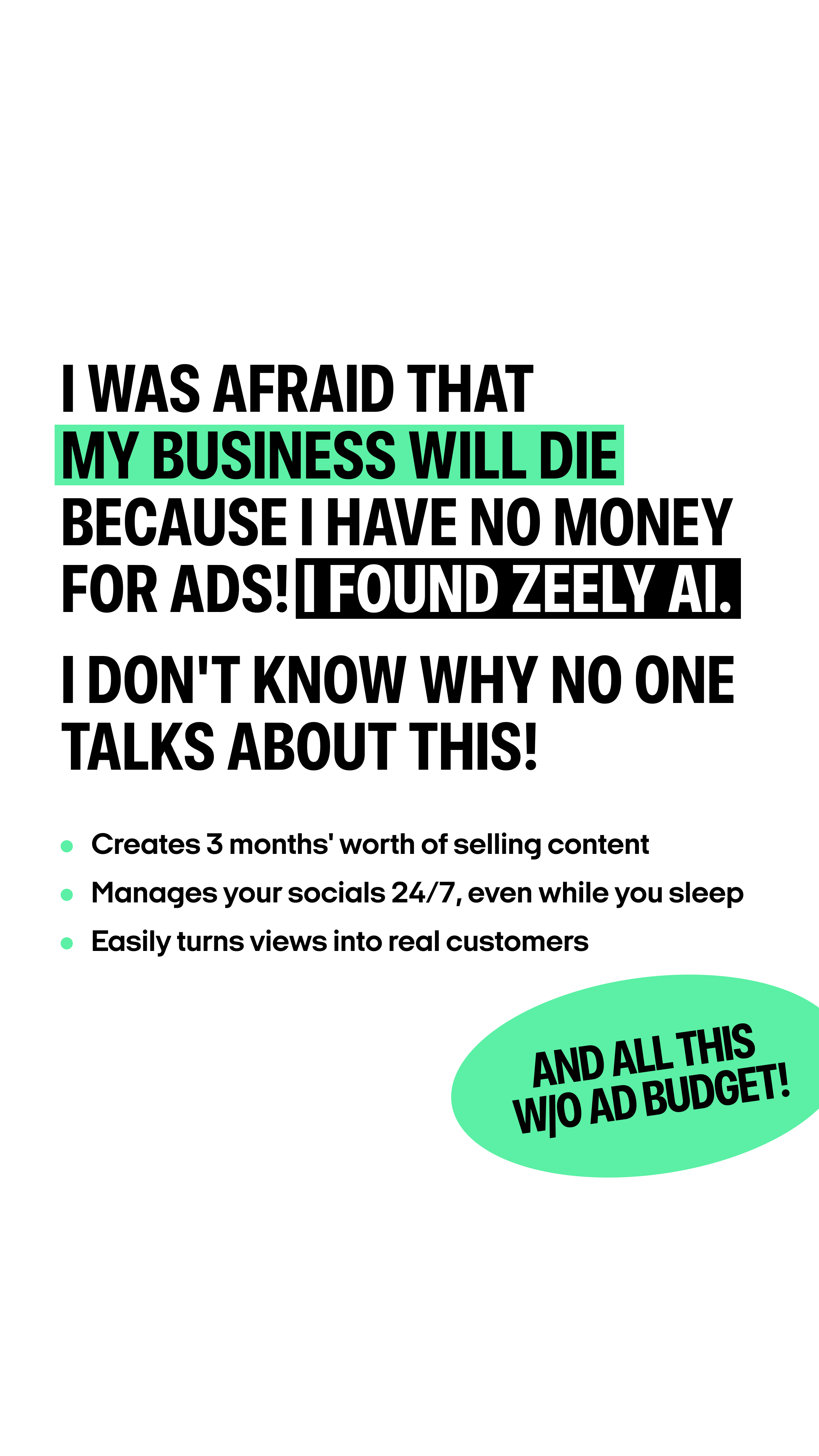 Zeely Facebook ad
