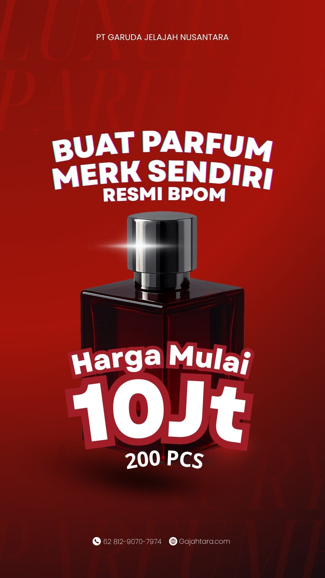 Gajahtara Maklon Parfum Facebook ad: Maklon Parfum Premium