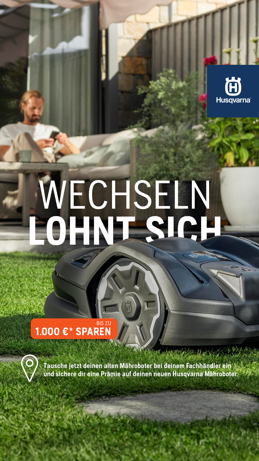 Husqvarna Facebook ad from Aug 18, 2026