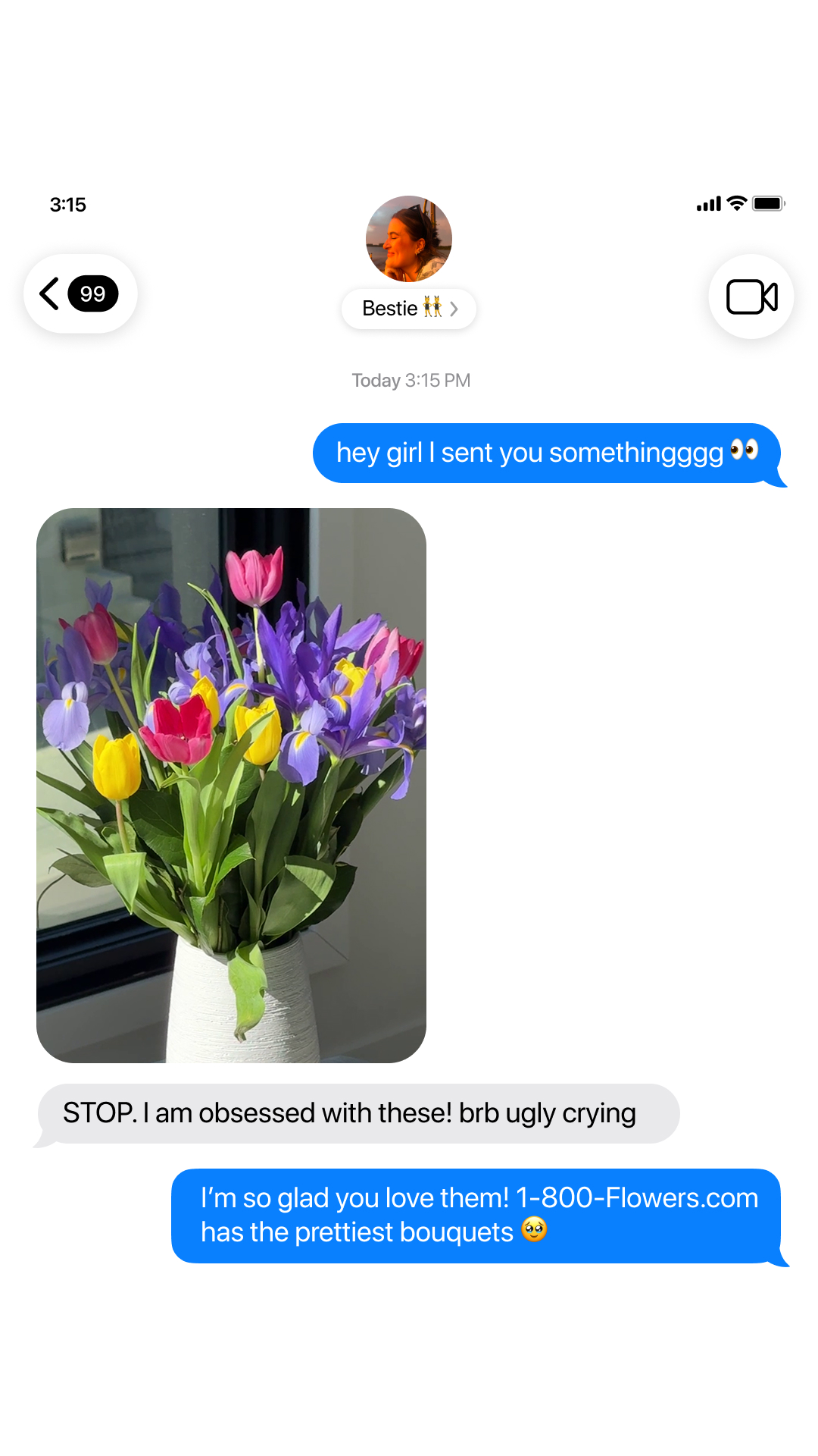 1-800-Flowers.com Facebook ad