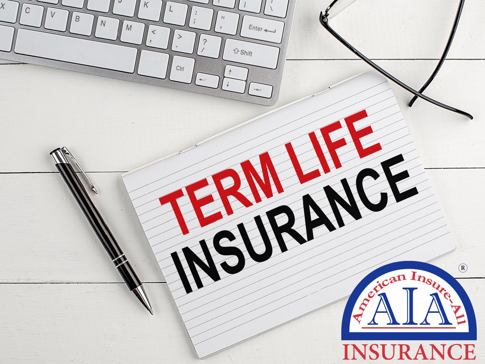 American Insure-All Facebook ad: Term life insurance is a simple way for…