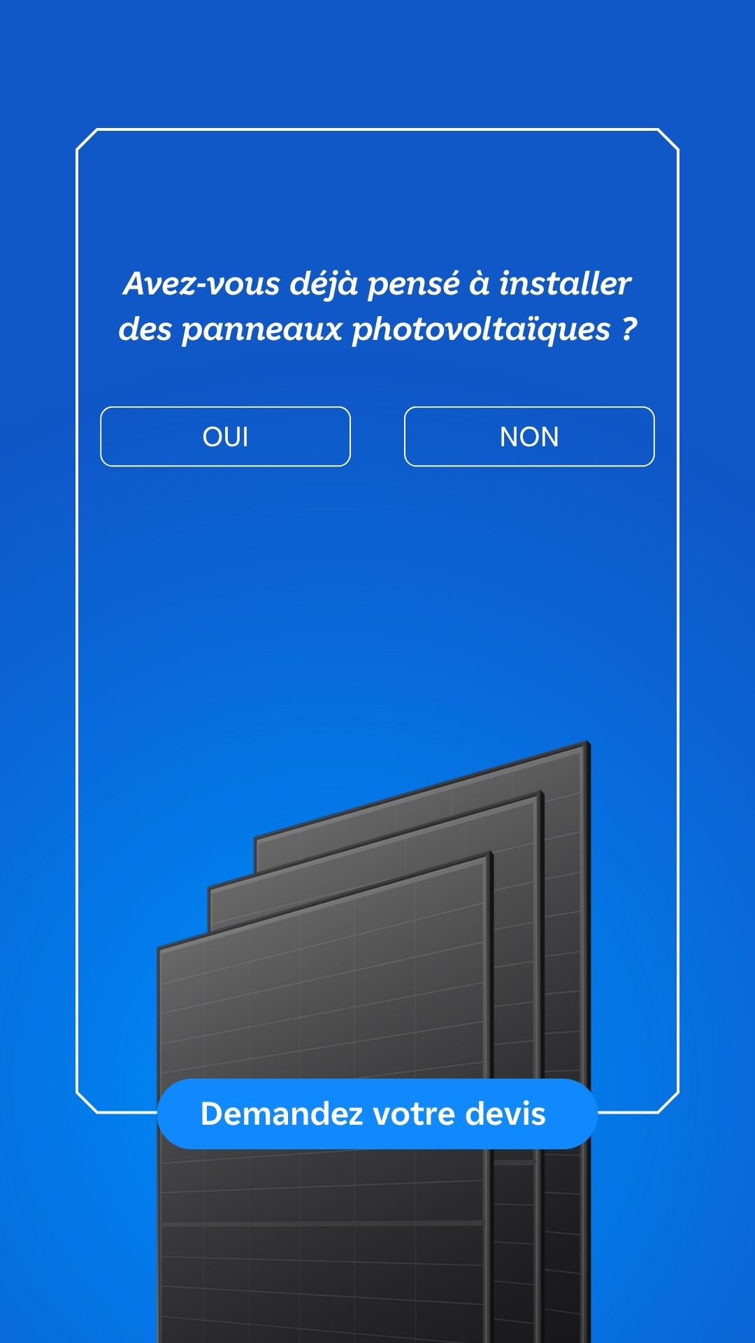 EDF solutions solaires Facebook ad