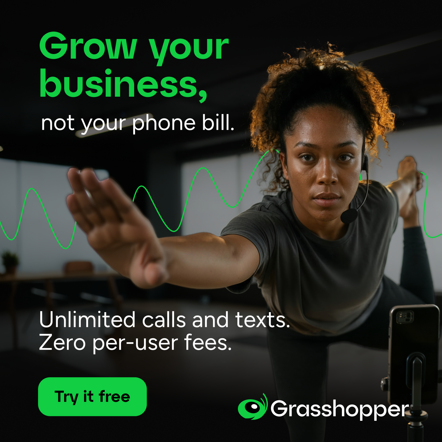 Grasshopper Facebook ad