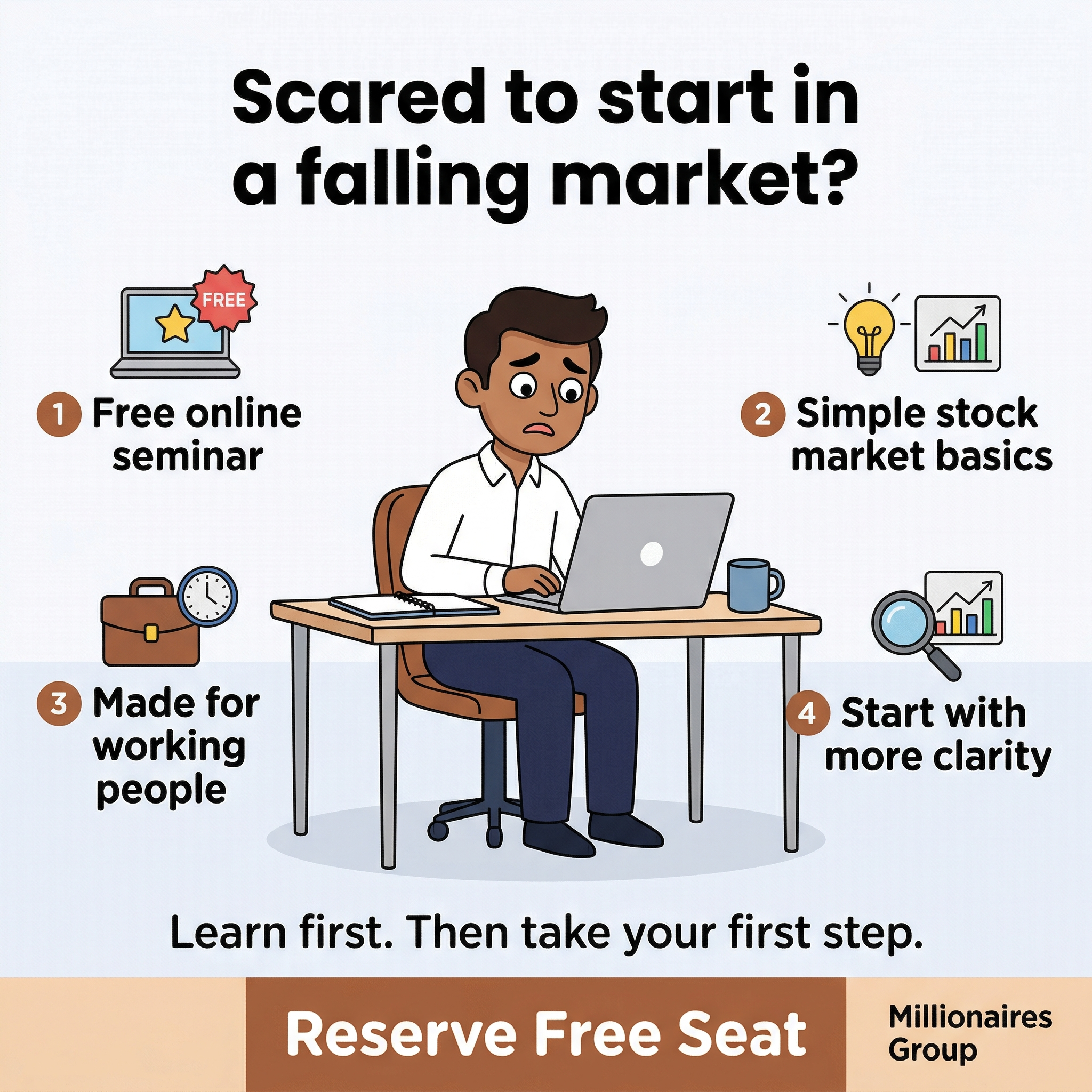 Millionaires Group Stock Market Training Institute Facebook ad