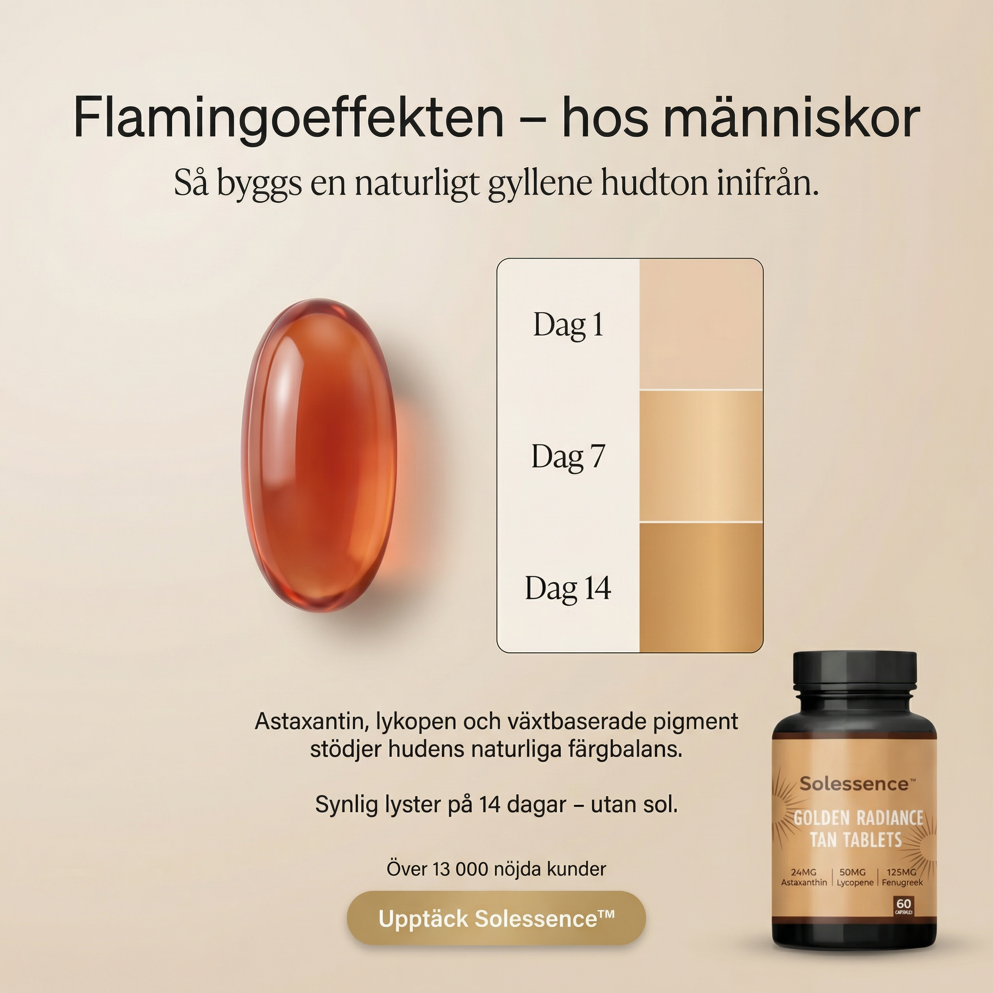 Ruthie Rosencrans Facebook ad: Få En Naturlig Glow Utan Orange Ton