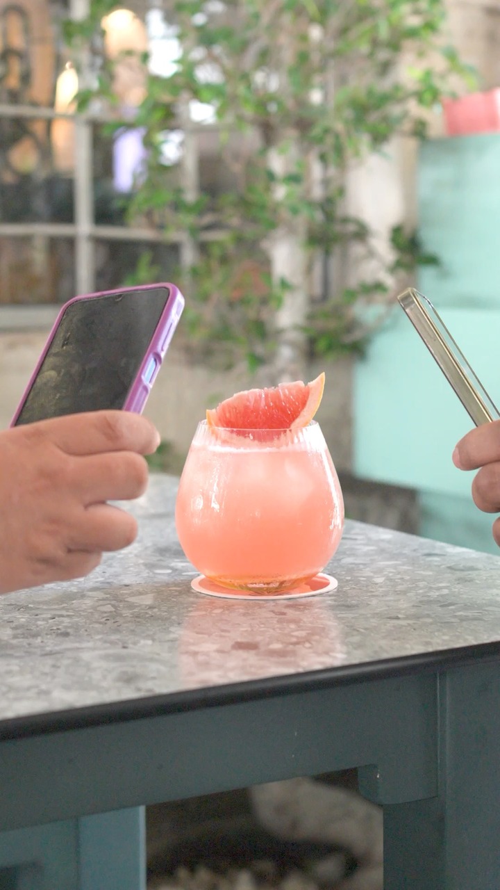 Ousia Facebook ad: Our Paloma Spritz has entered the room, and…