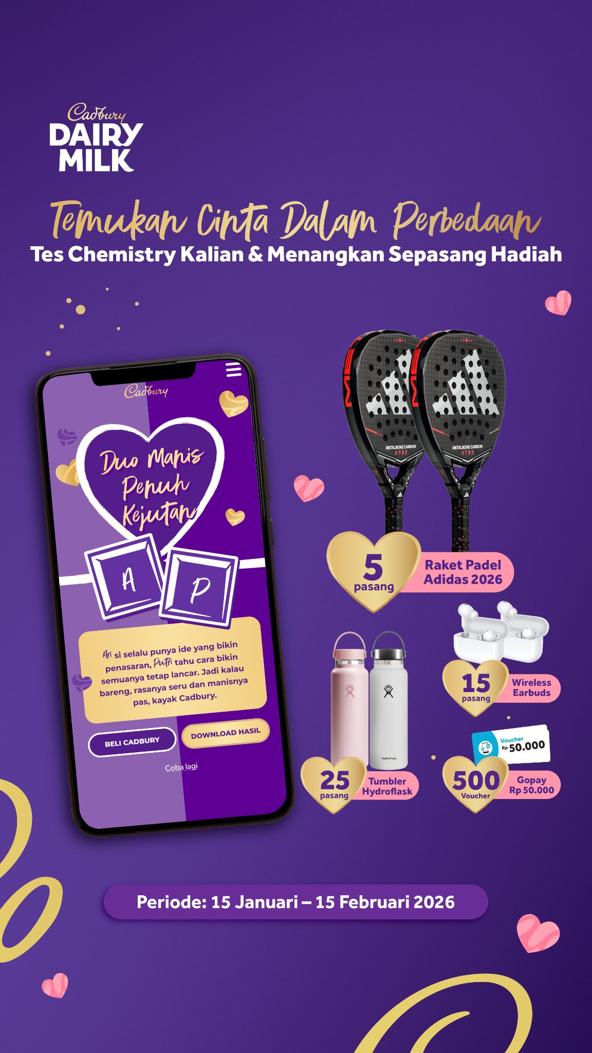 Cadbury Dairy Milk Facebook ad from Feb 10, 2026