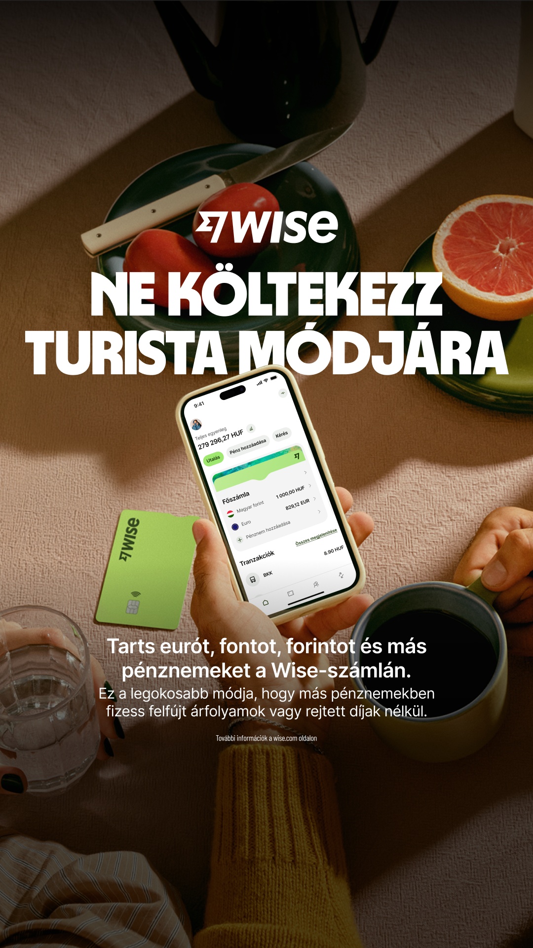 Wise Facebook ad