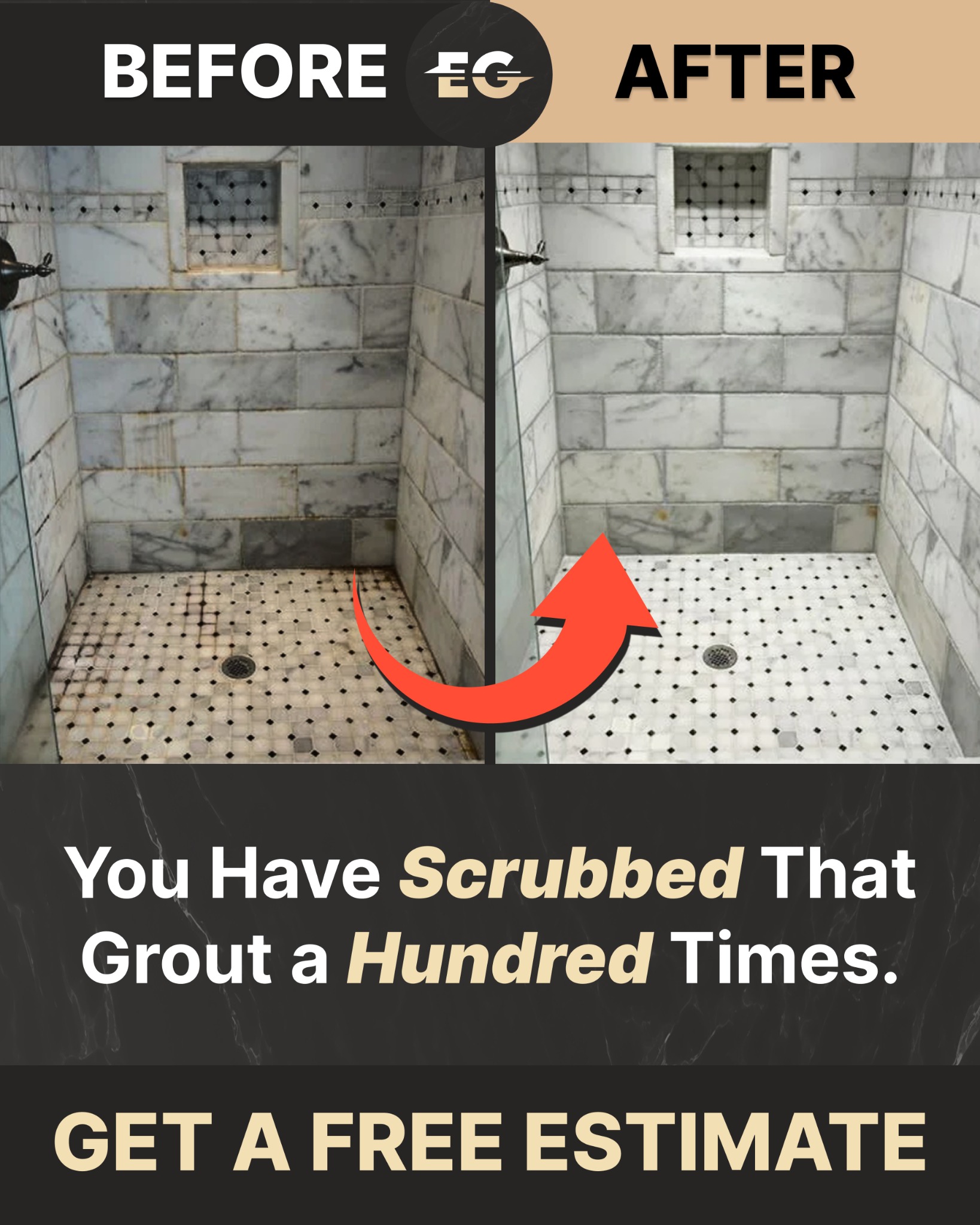 Elite Grout Chattanooga Facebook ad: Get a Free Quote Today!