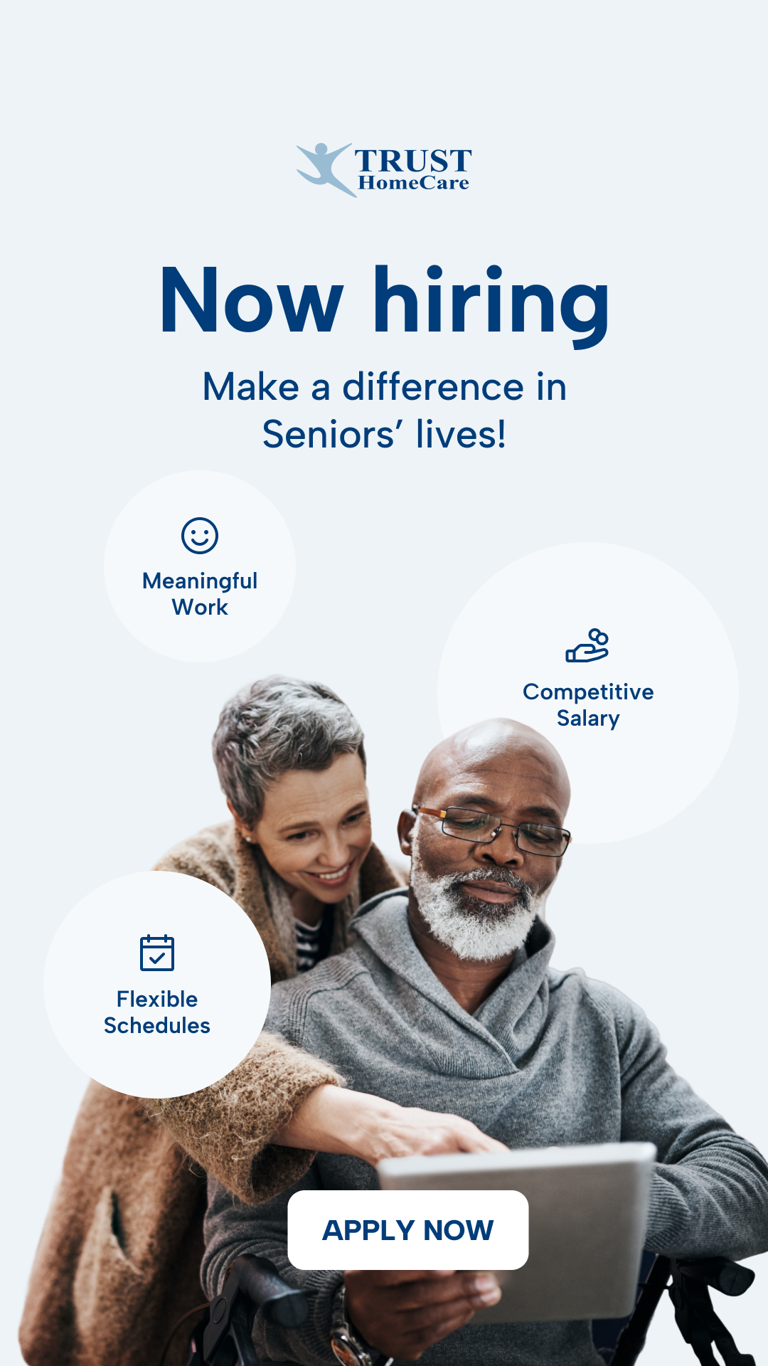 TRUST HomeCare Facebook ad from Nov 13, 2025