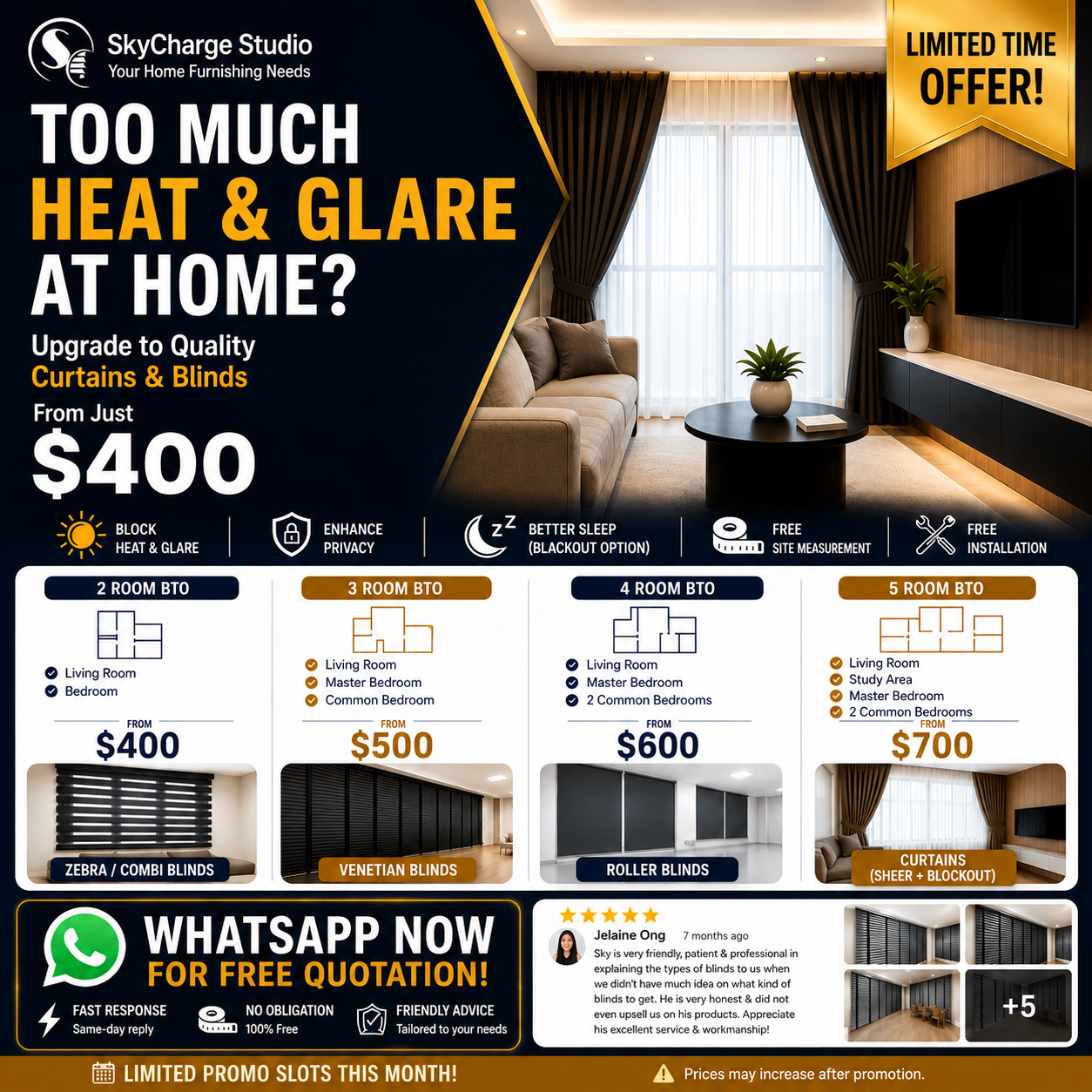 Skycharge Studio Facebook ad from May 12, 2026