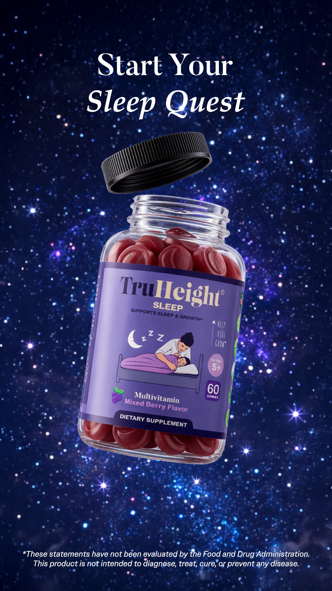 TruHeight Vitamins Facebook ad