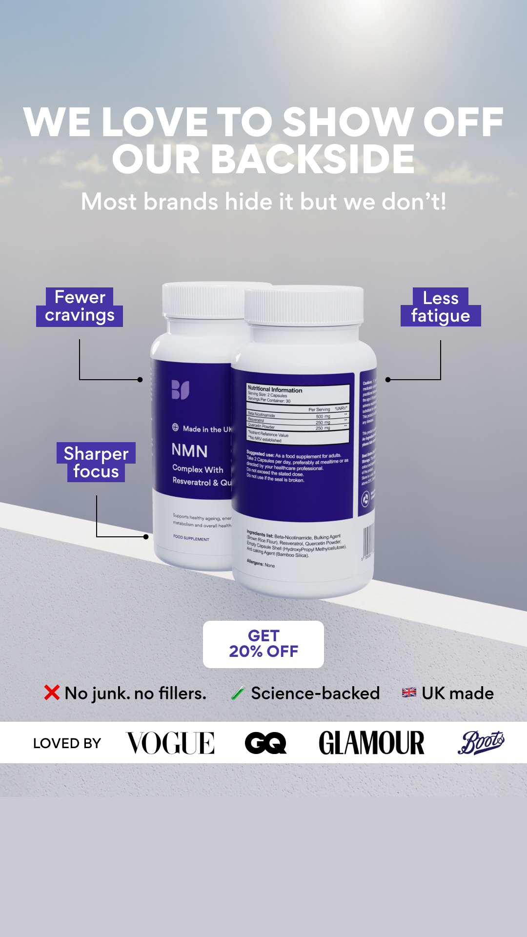 Bettervits Facebook ad