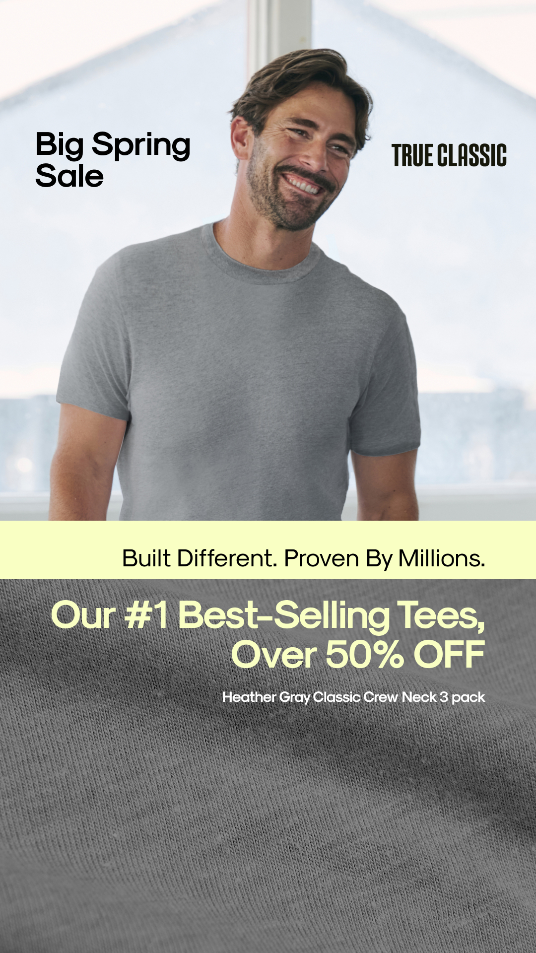 True Classic Facebook ad