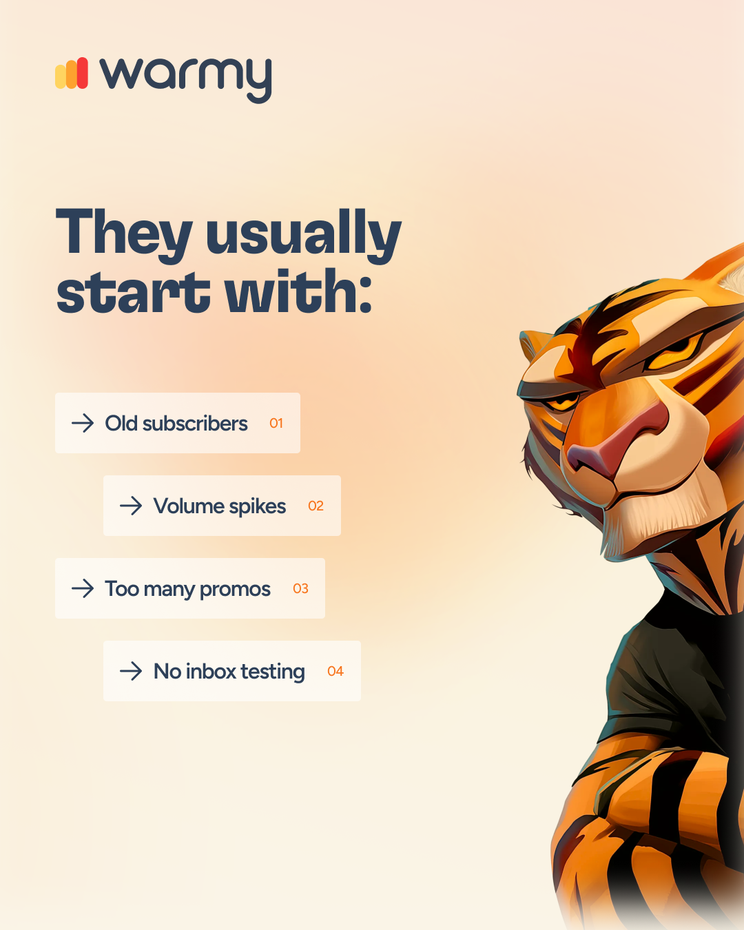 Email Warm Up with Warmy.io Facebook ad