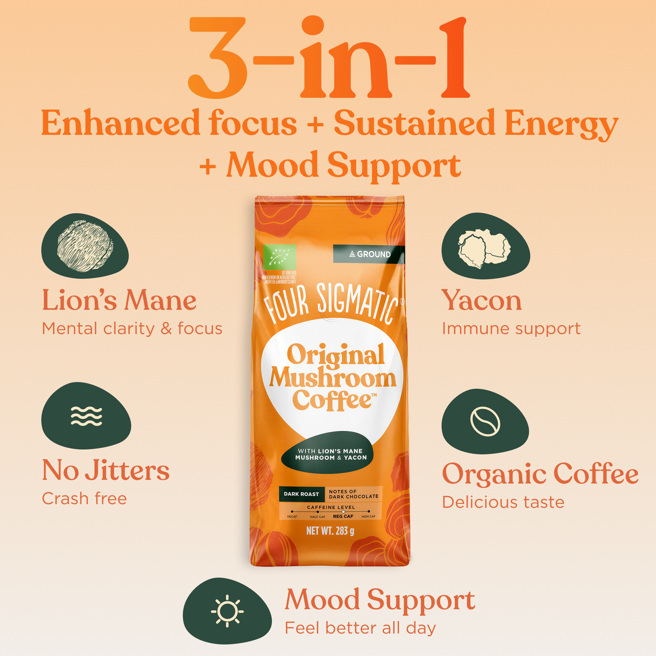 Four Sigmatic Facebook ad