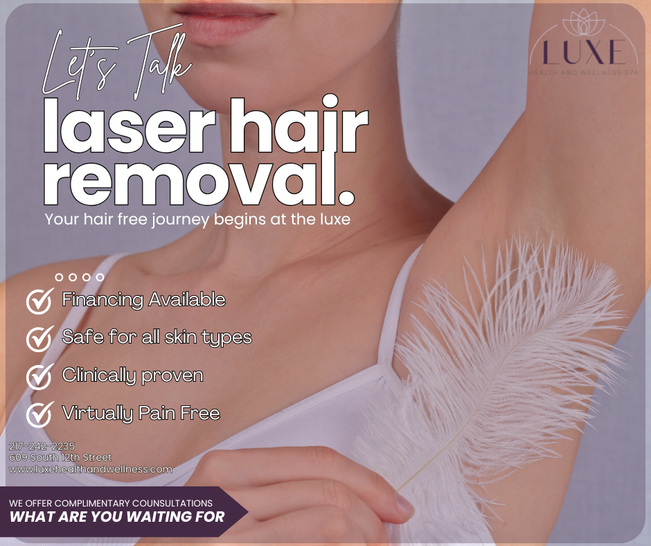 The Luxe Health and Wellness Spa Facebook ad