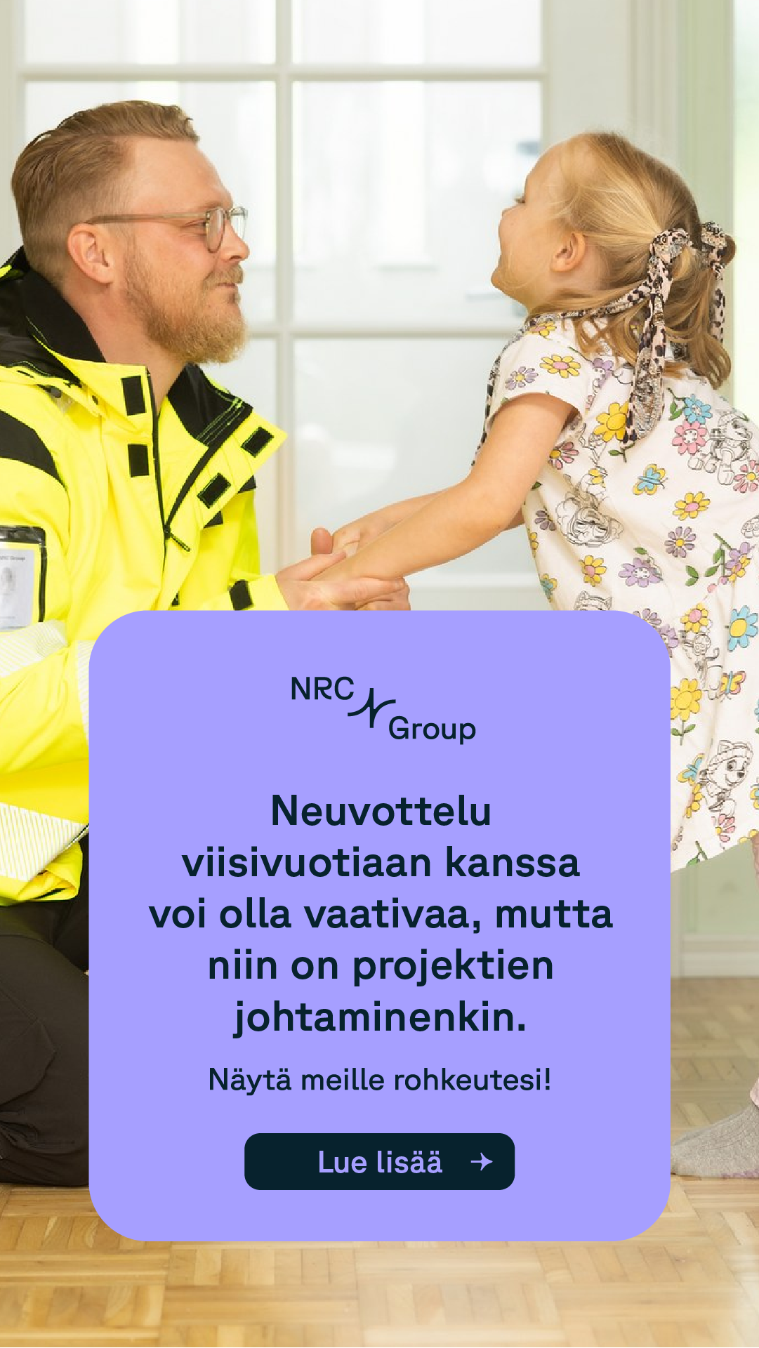 NRC Group Finland Facebook ad from Jan 18, 2026