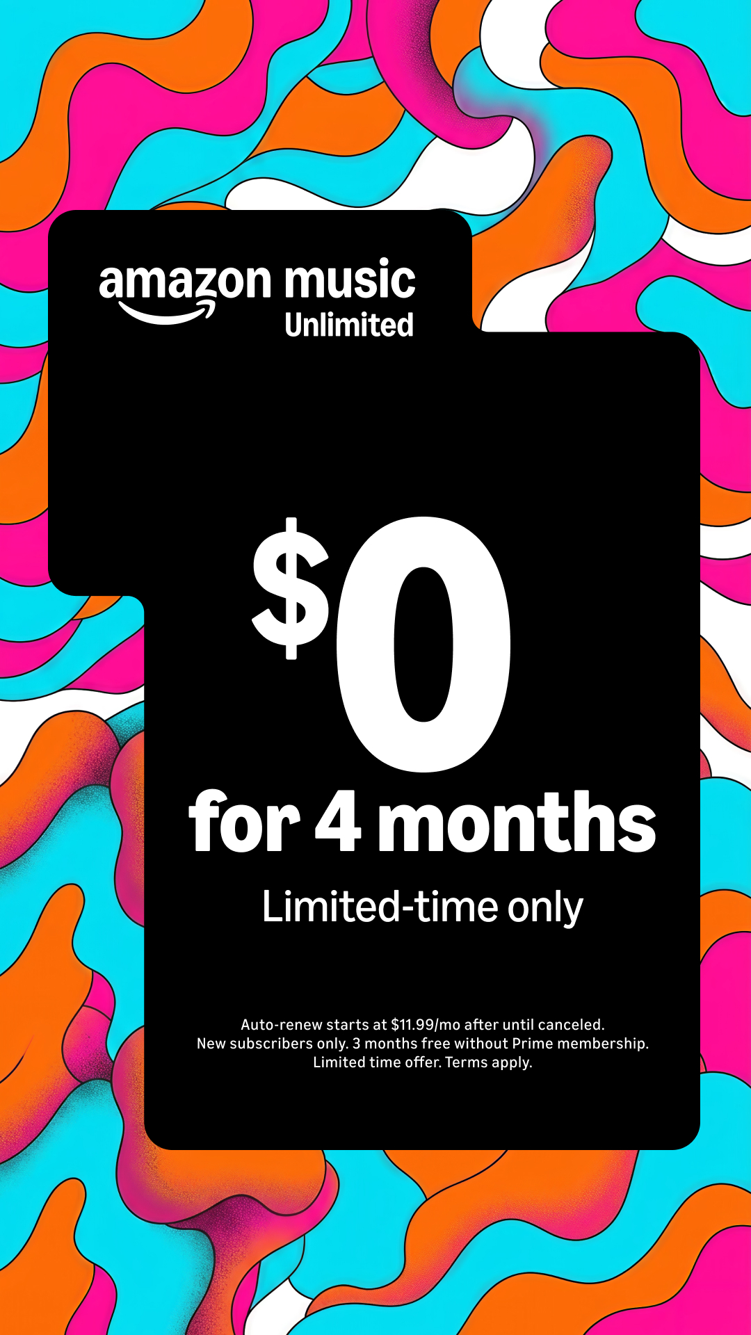 Amazon Music Facebook ad