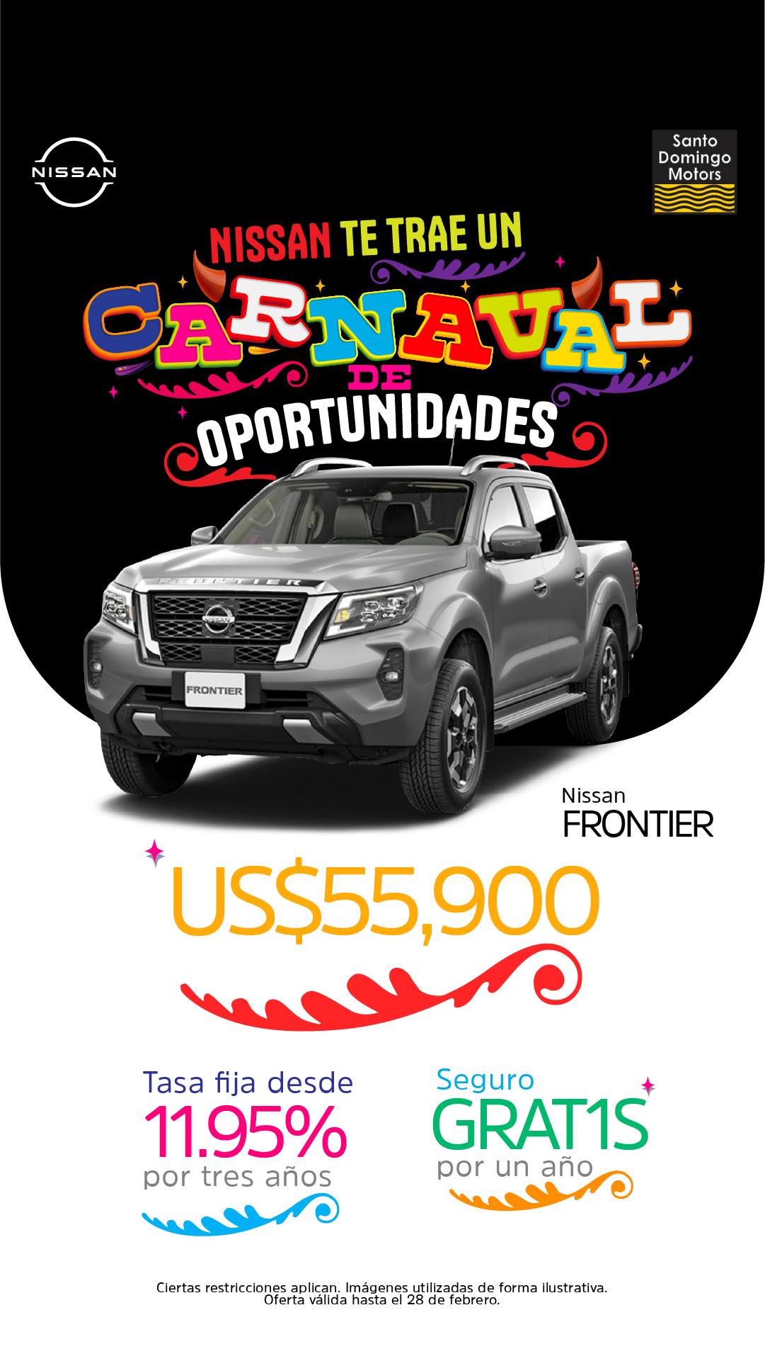 Santo Domingo Motors Facebook ad from Feb 13, 2026