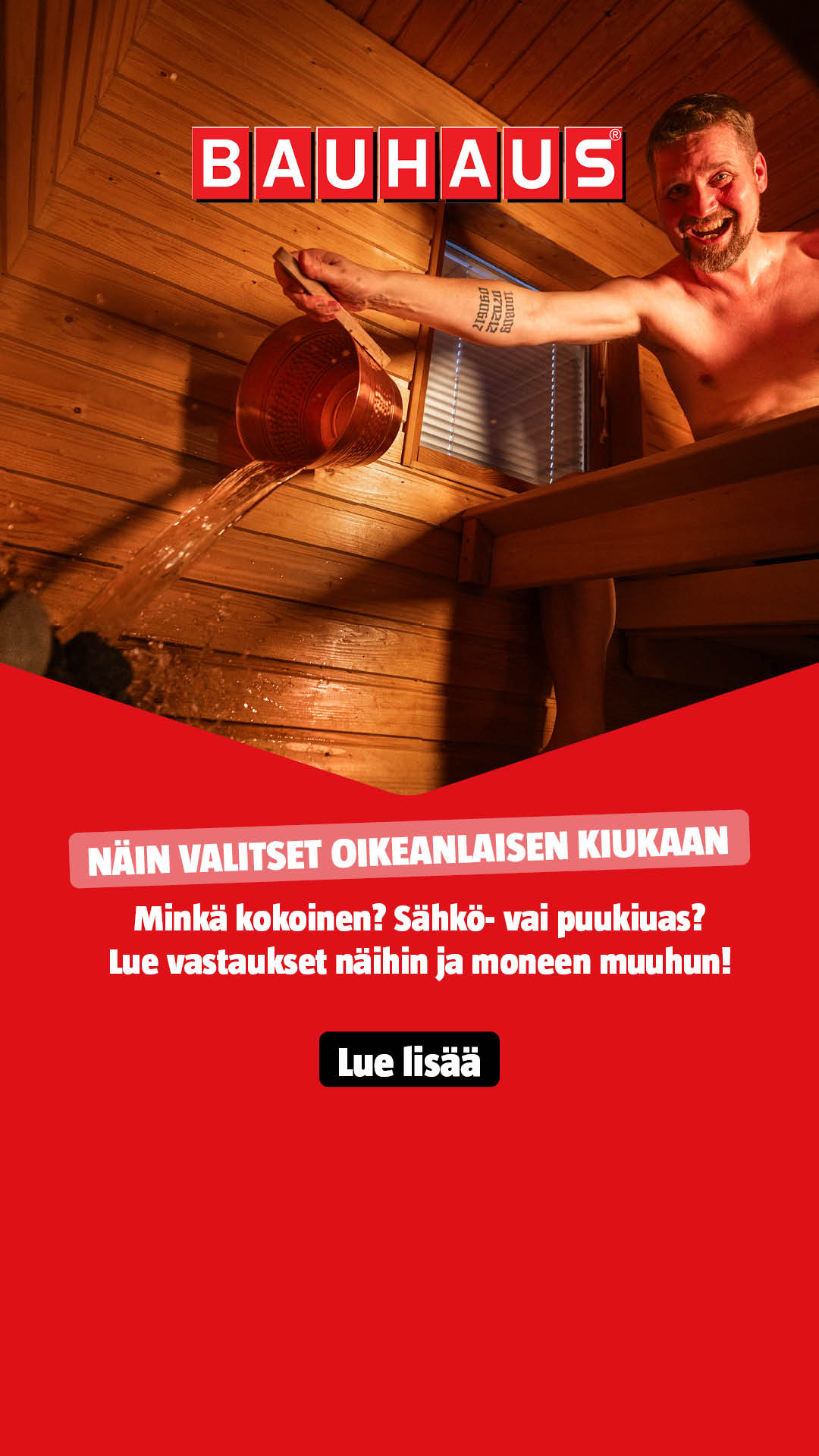 BAUHAUS Suomi Facebook ad