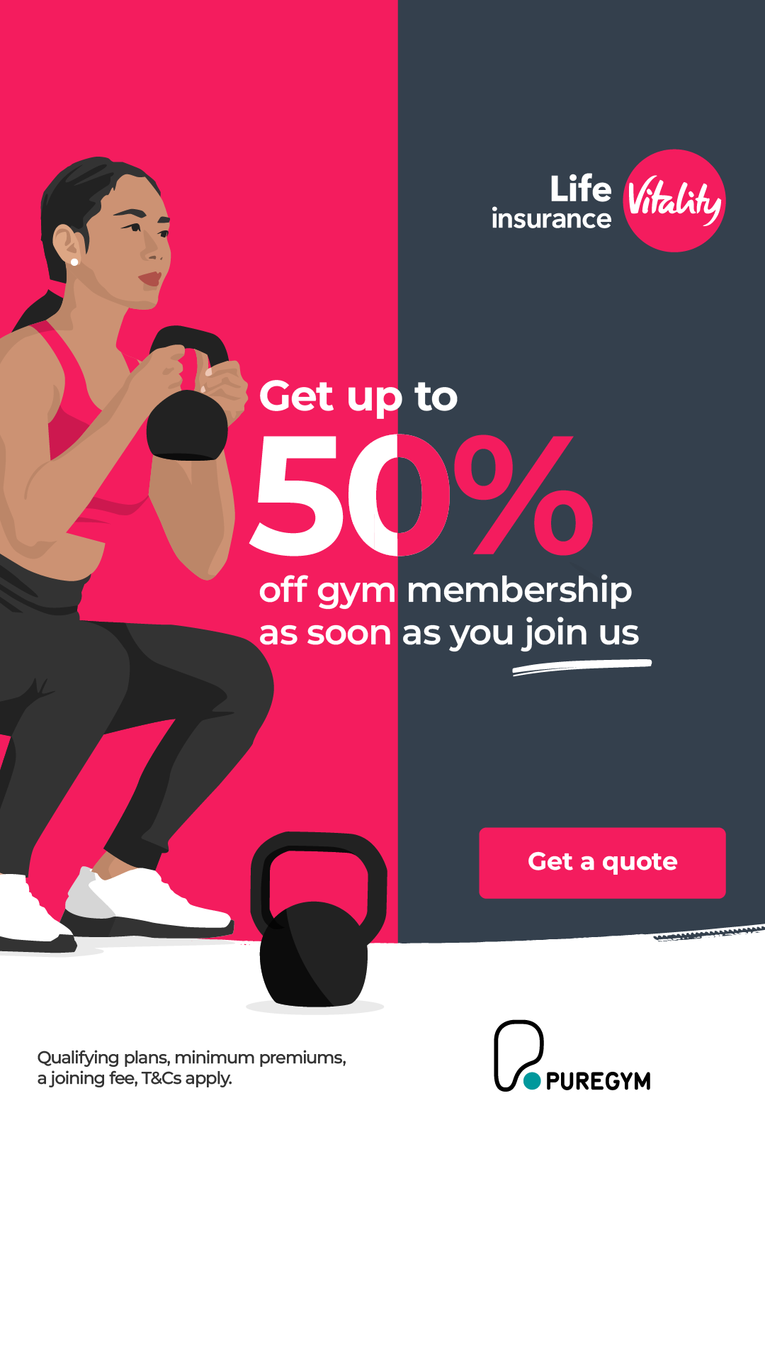 Vitality UK Facebook ad