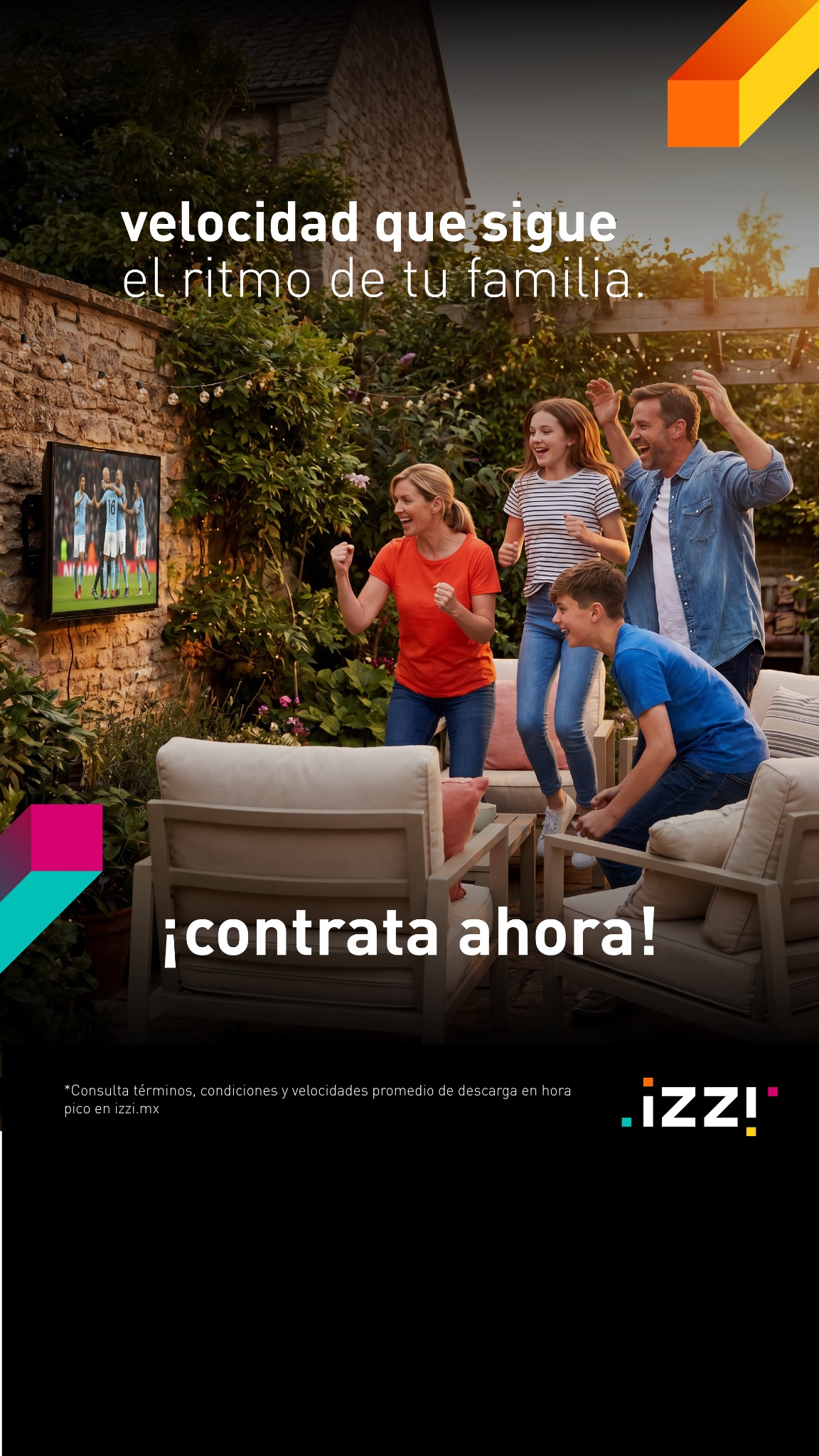Planes internet izzi Facebook ad from Jun 10, 2026