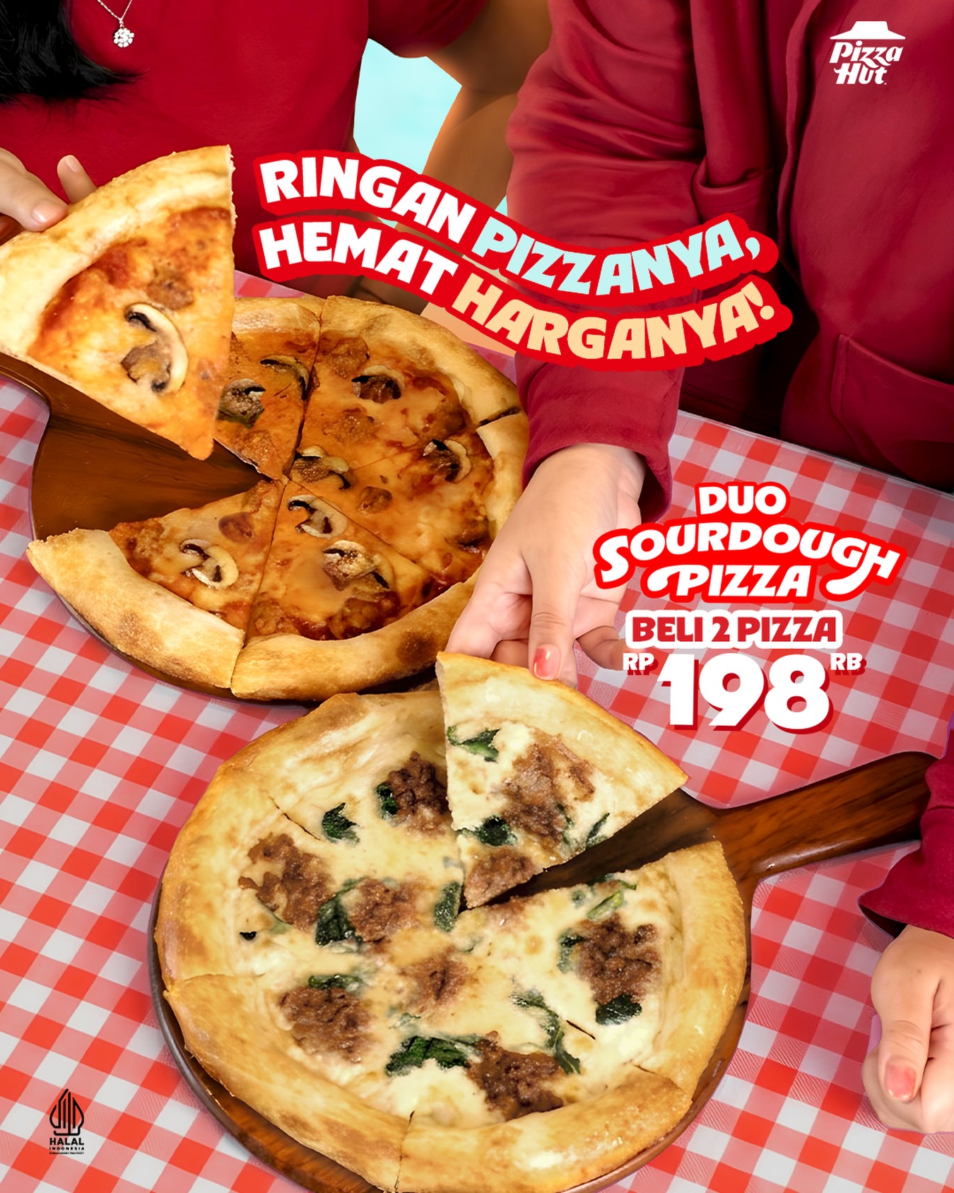 Pizza Hut Indonesia (Official) Facebook ad: Pizza Hut Order Now! Delivery & Takeaway