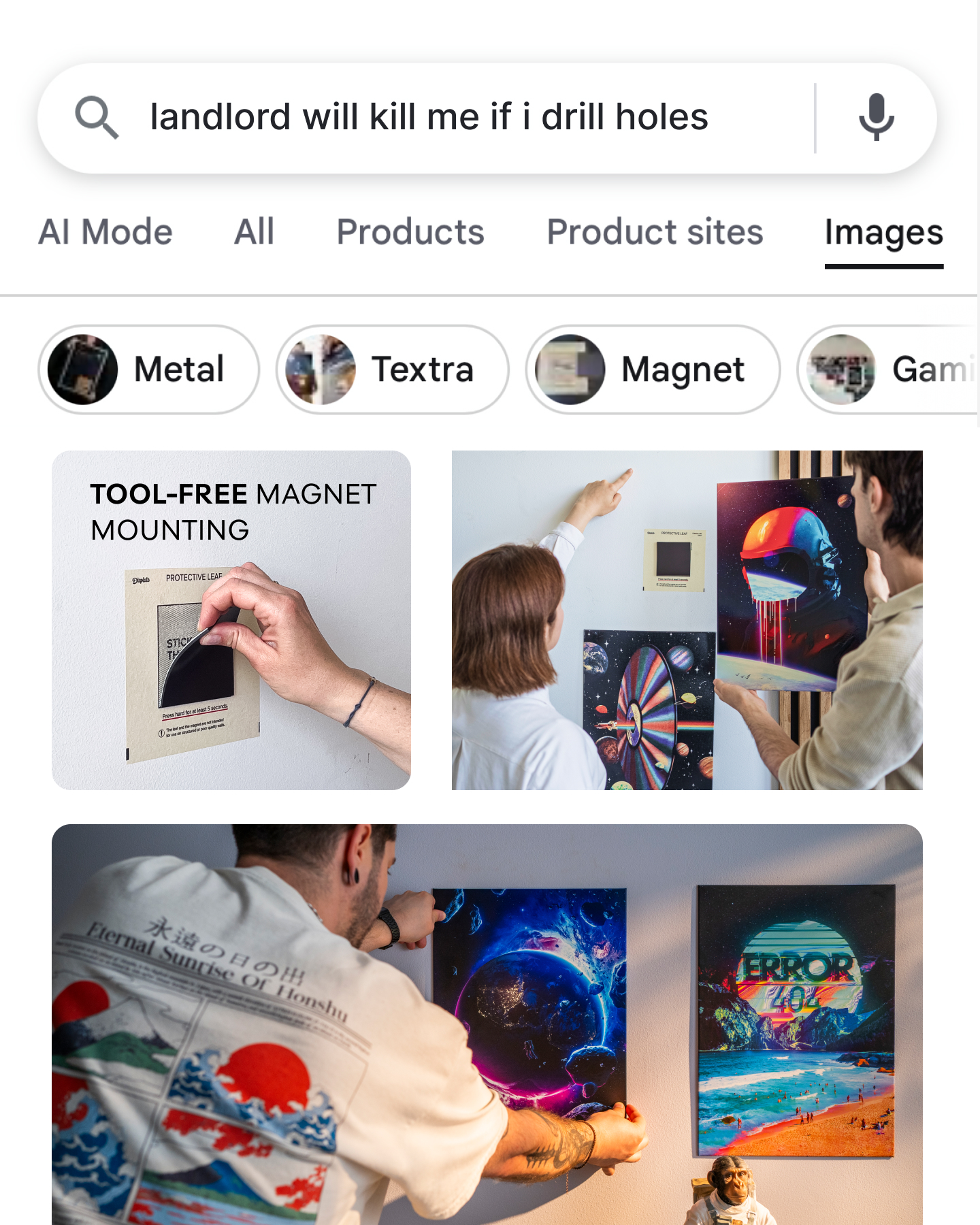 Displate Facebook ad