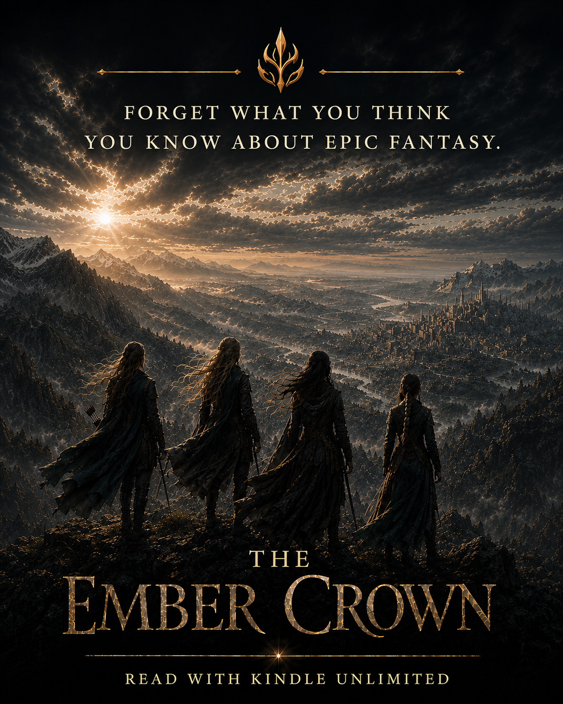 Murray Work - Author Facebook ad: The Ember Crown | Book One
