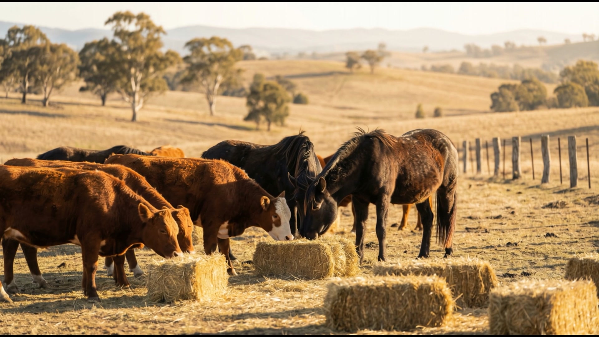 Wood Galore Facebook ad: Fresh Hay Ready to Roll at Wood Galore!