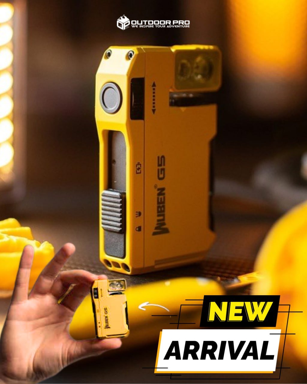 Outdoor Pro Facebook ad: Wuben G5 EDC Light Yellow terbaru dah sampaiโฆ