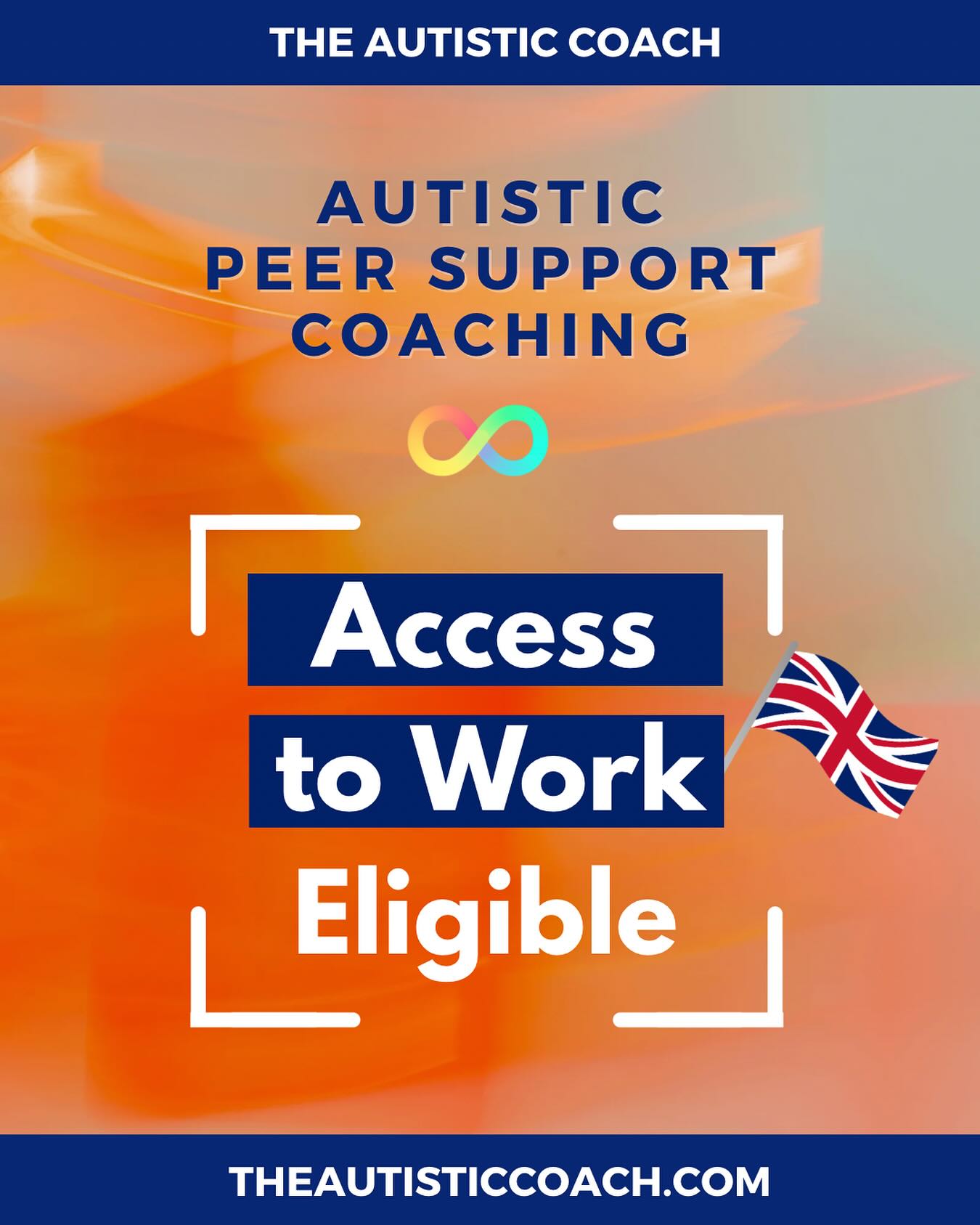 The #ActuallyAutistic Coach Facebook ad: The Autistic Coach | Autistic Life Coach | Autistic Peer…