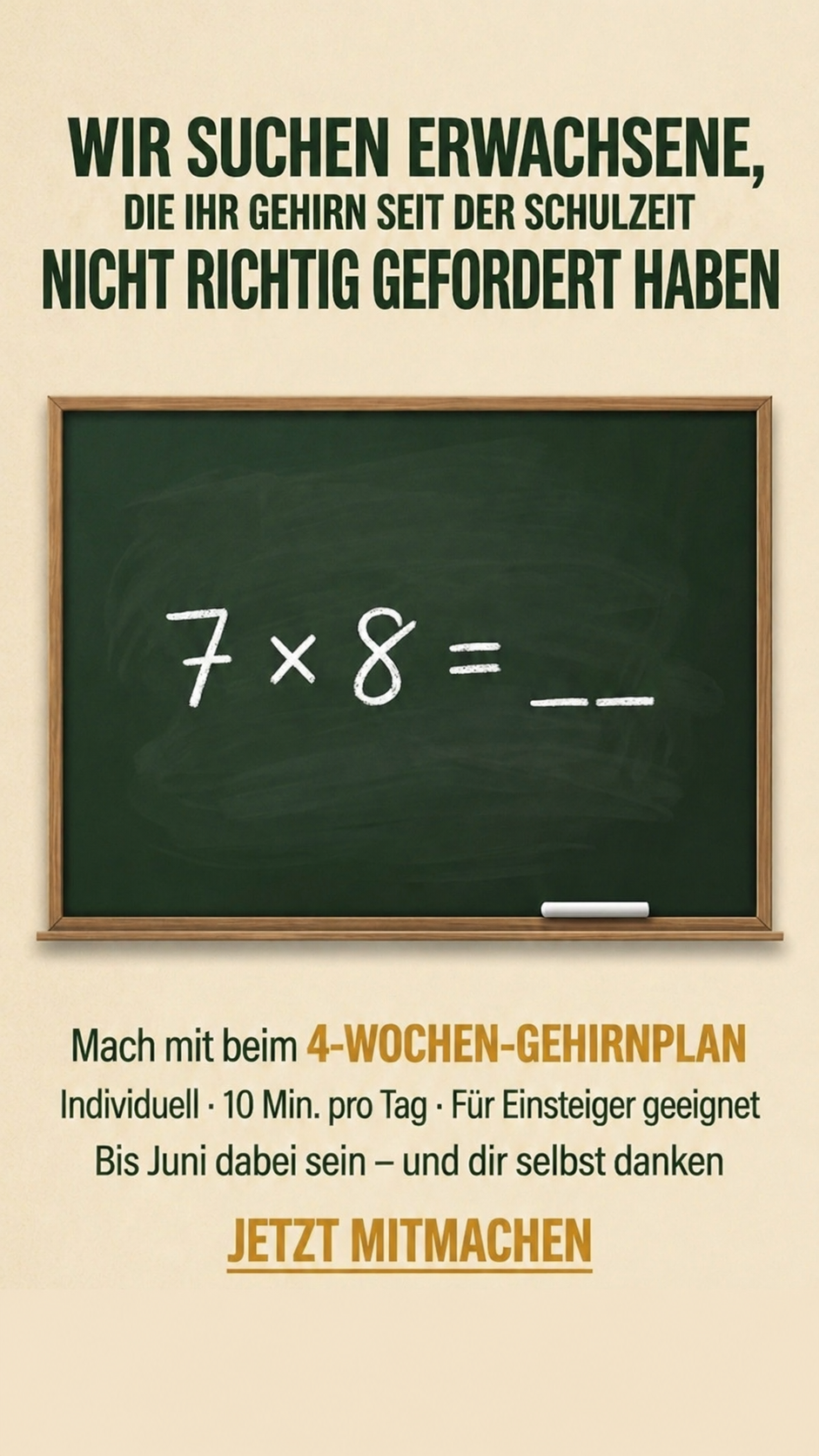 Impulse: Brain Training & Self-Discovery Facebook ad