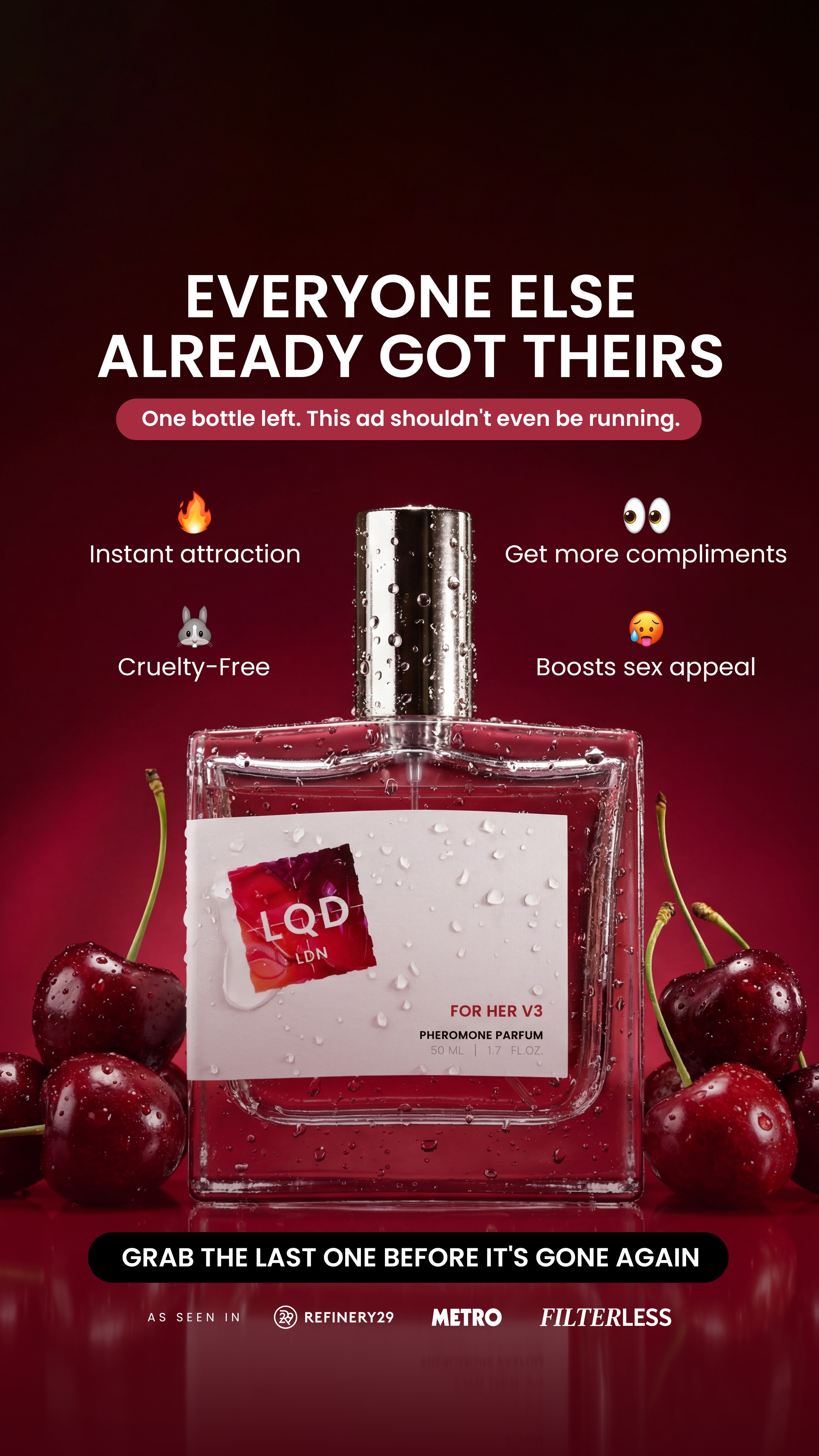 Liquid London Facebook ad