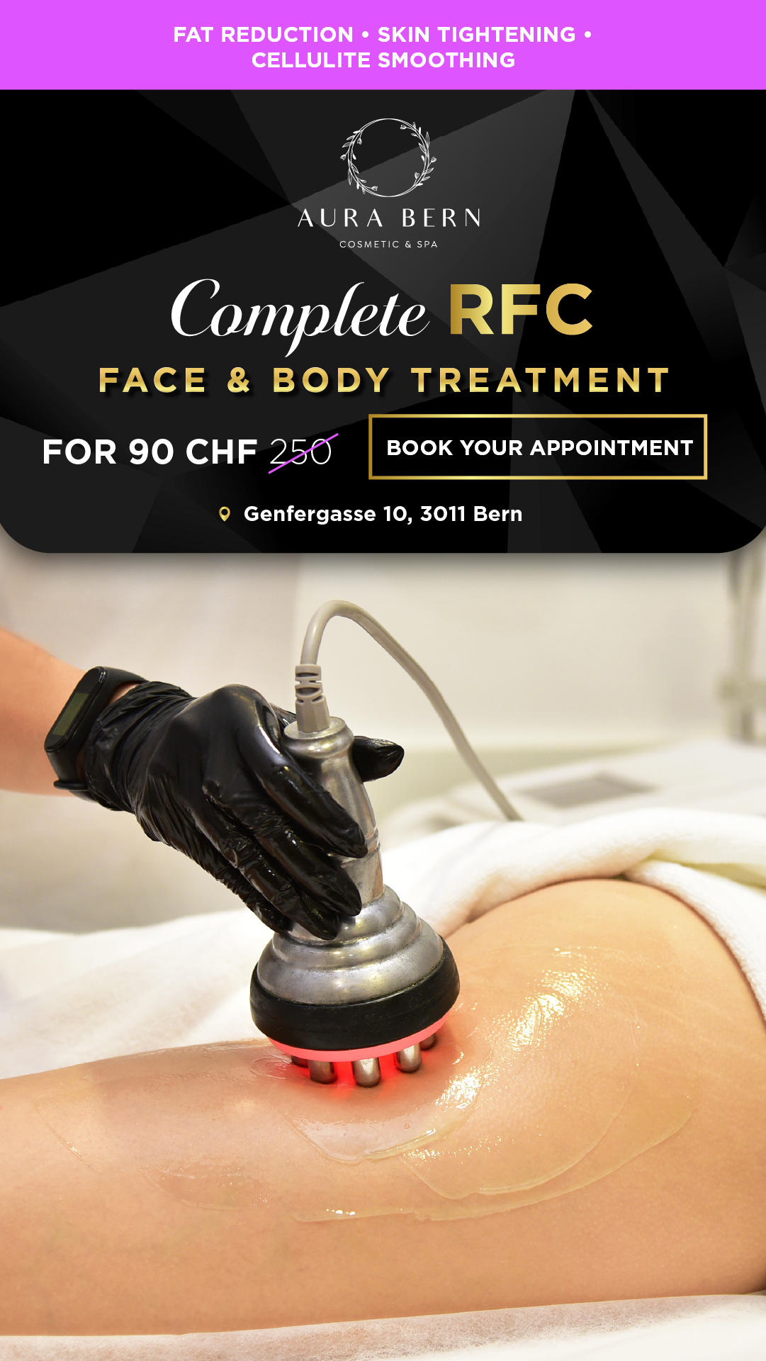 Aura Bern Cosmetic &Spa Facebook ad from Feb 18, 2026