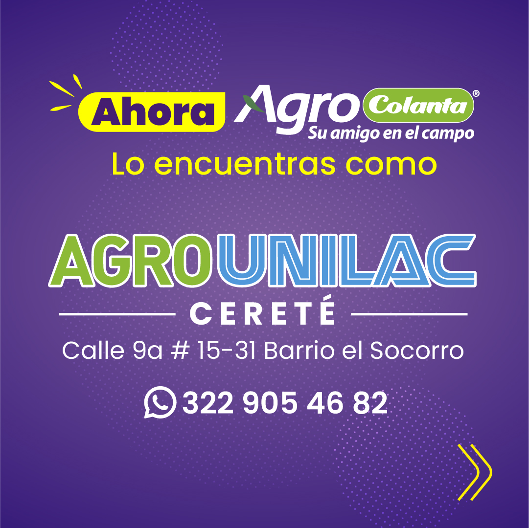 Agrocolanta Facebook ad: ¡Atención, amigos del campo en Cereté!