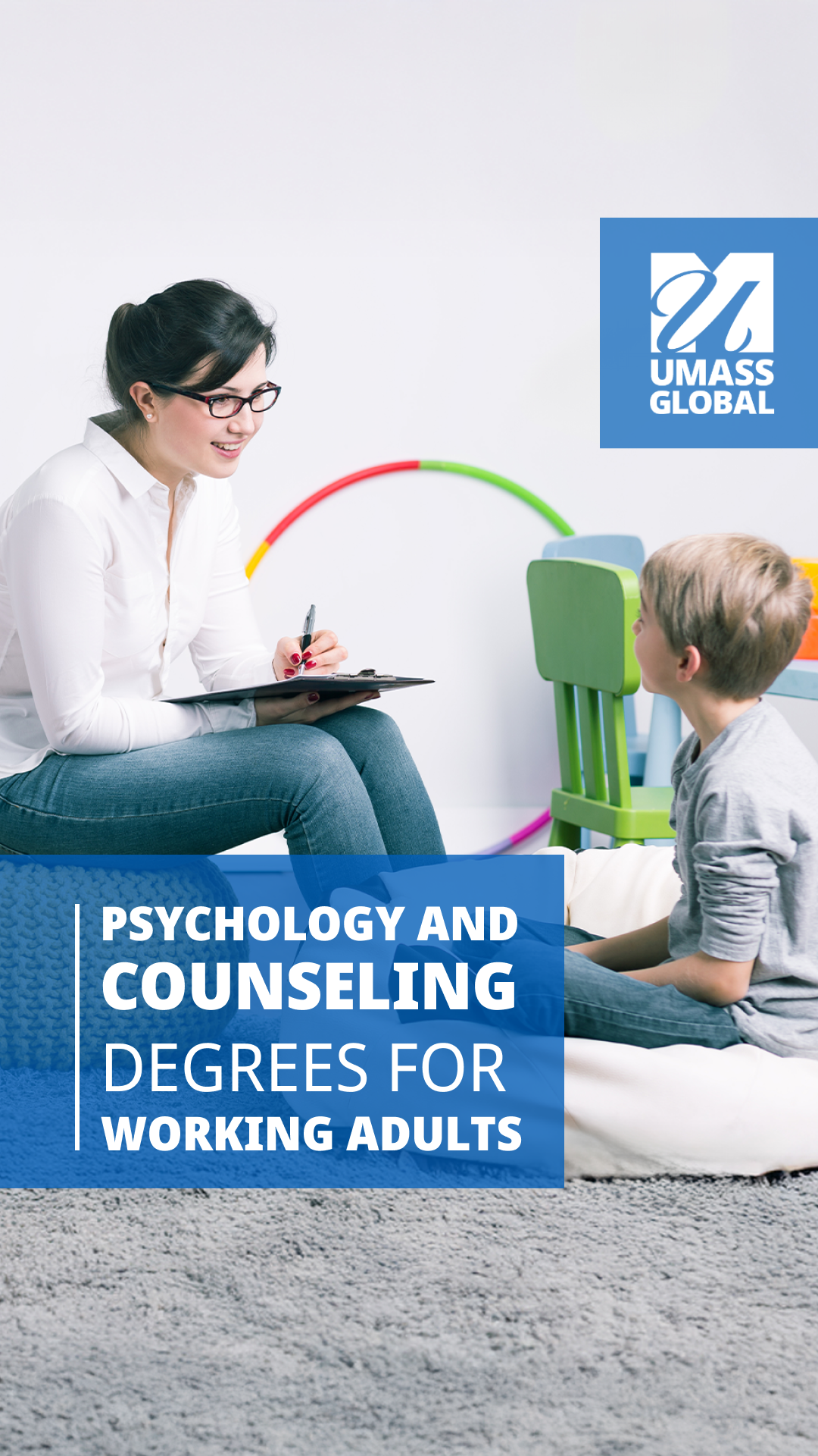 UMass Global Facebook ad