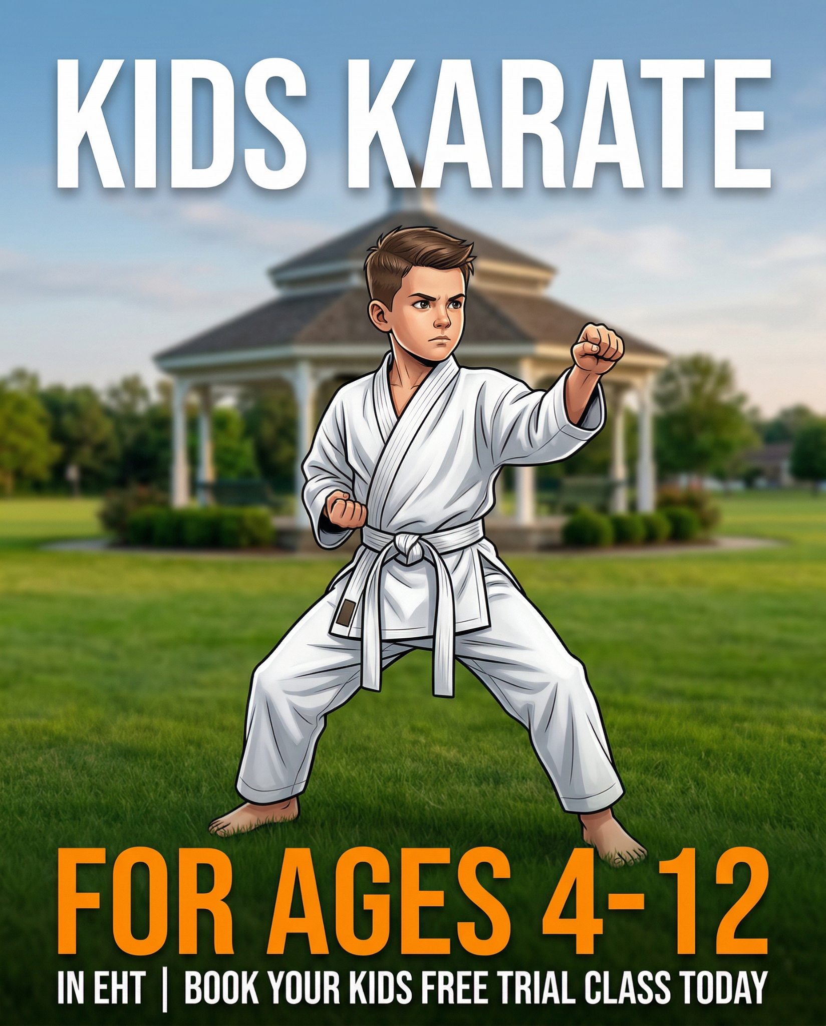 Modesto's Karate Academies -Egg Harbor Township, NJ Facebook ad: Free Kids Karate Class in Egg Harbor Township