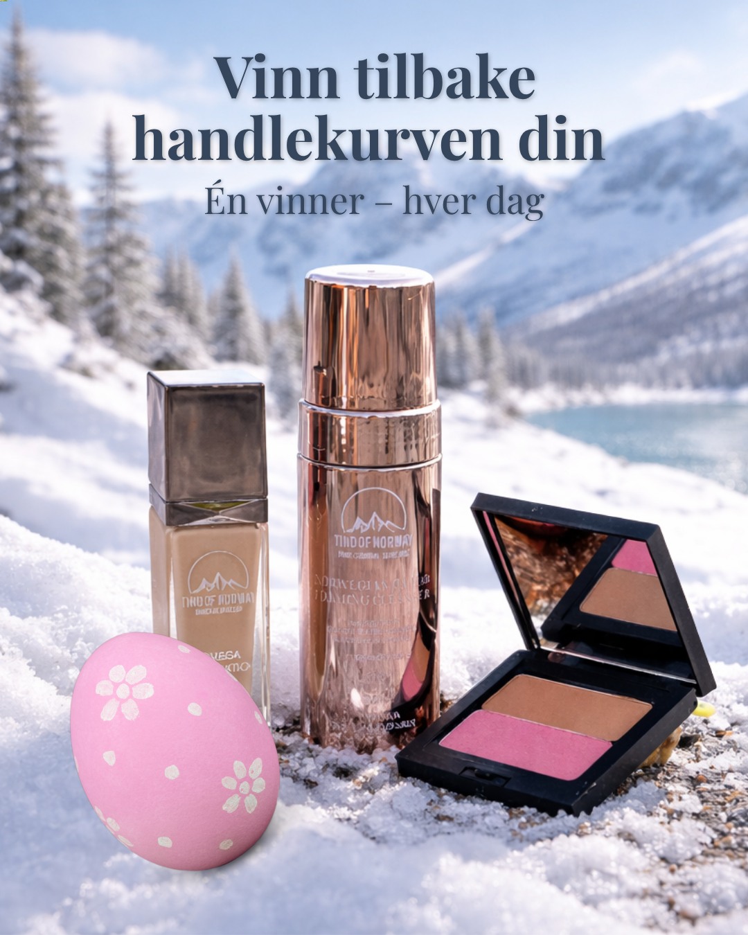 Tind of Norway Facebook ad: Tind of Norway Cosmetics - The Art of Scandinavian beauty.
