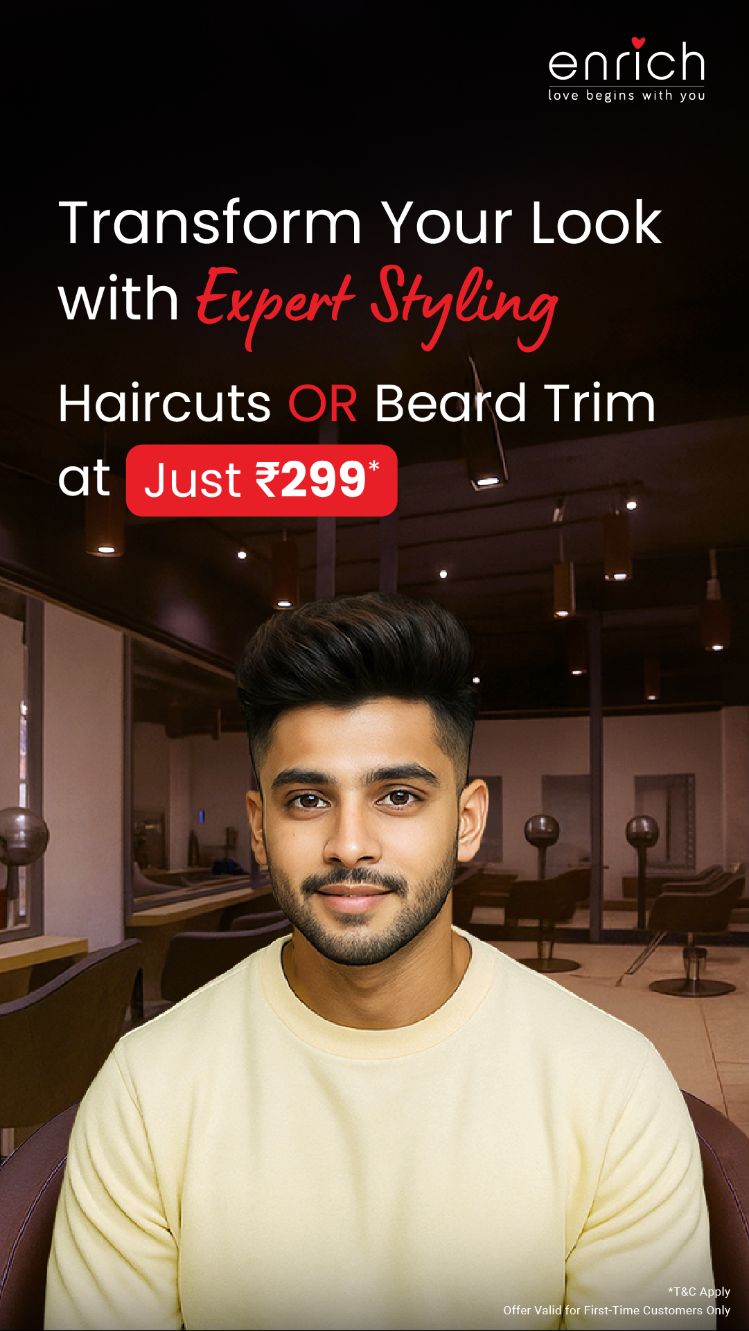 Enrich Salon Facebook ad