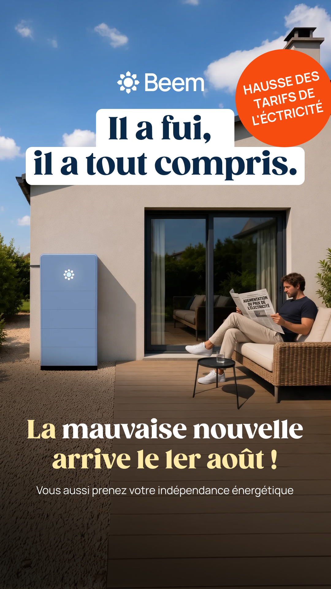 Beem Energy Facebook ad from Jul 24, 2026
