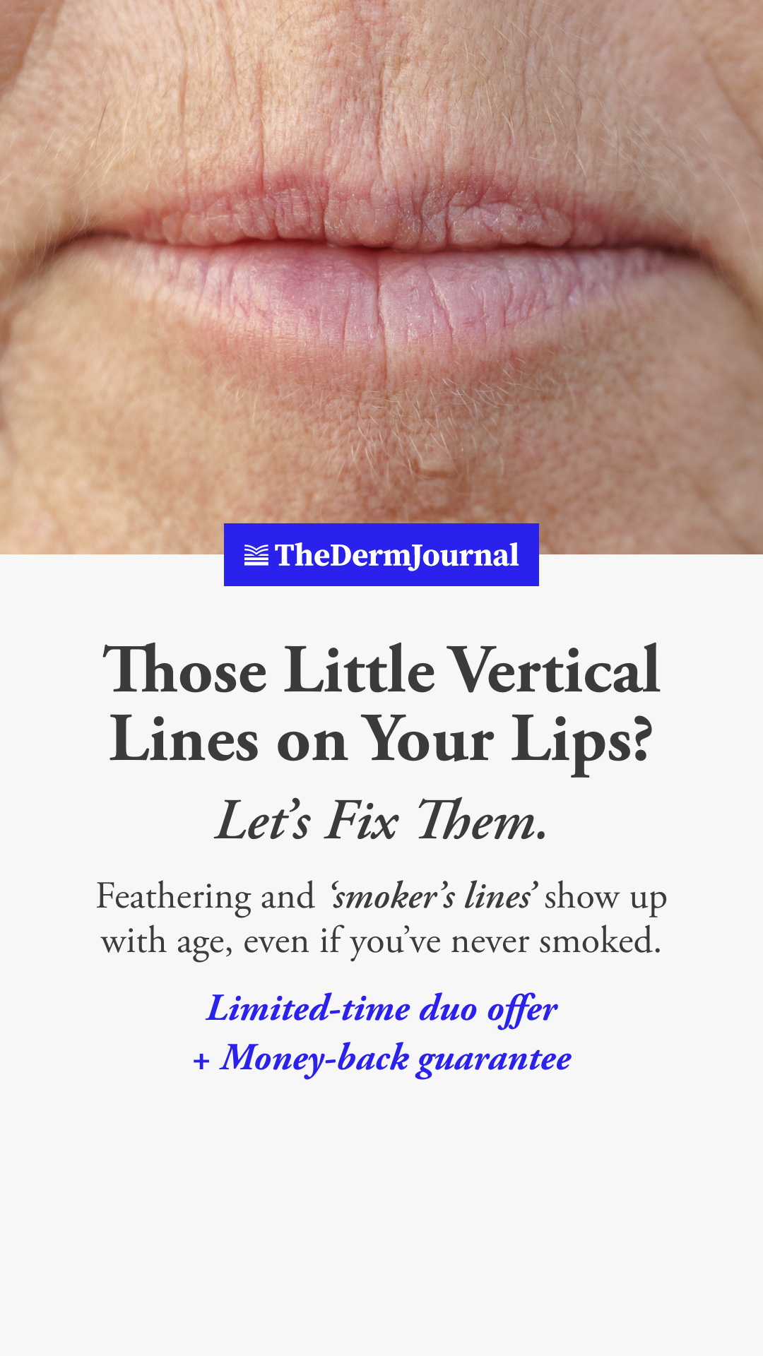 The Derm Journal Facebook ad