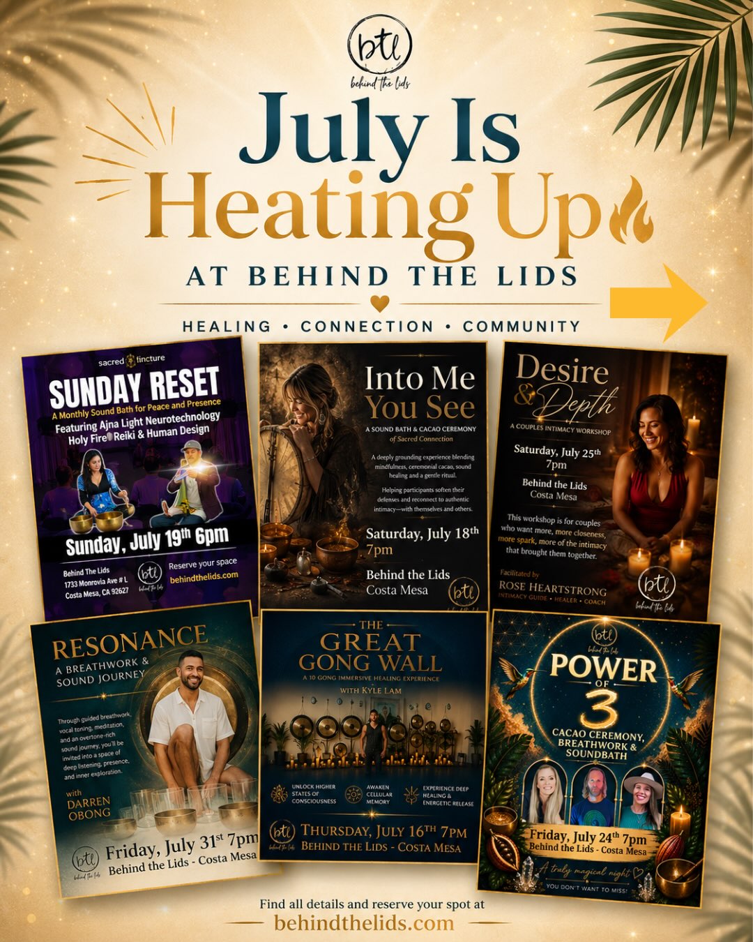 Behind the Lids Healing Collective Facebook ad